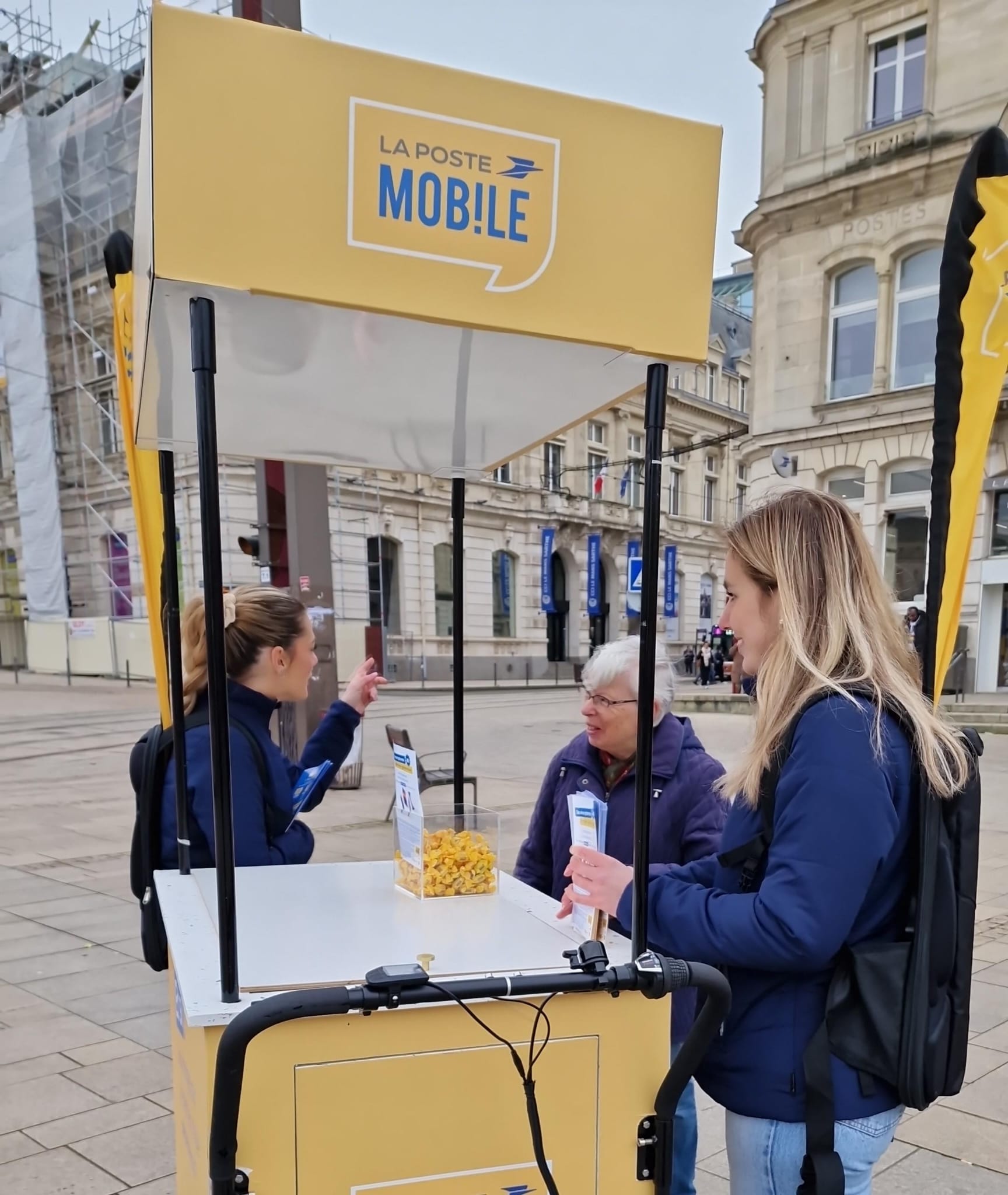 Animation street-marketing mobile multi-sites Belgique équipe itinérante · INNOV'events