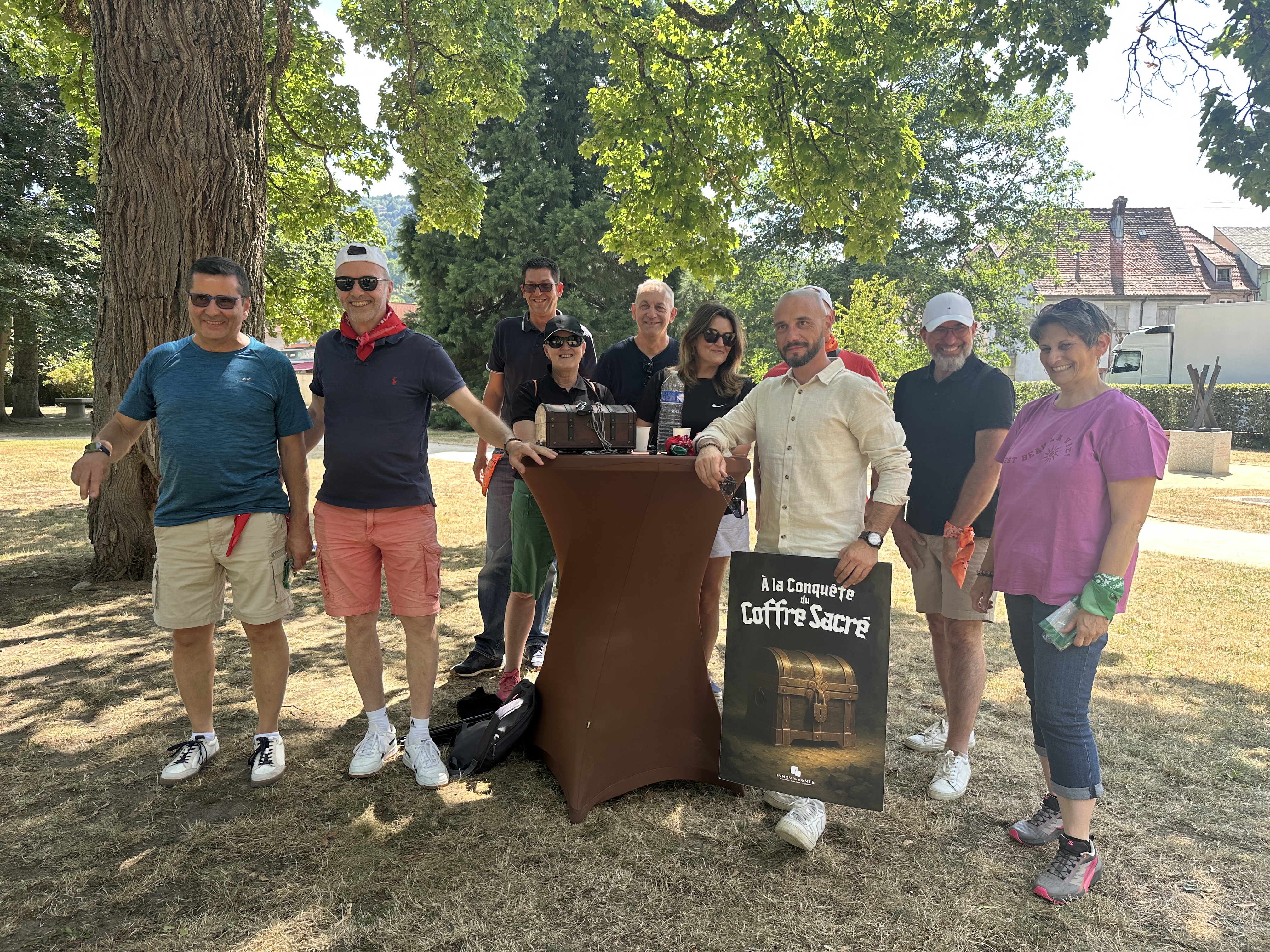 Chasse au trésor urbaine Liège équipes dans le quartier Outremeuse · INNOV'events