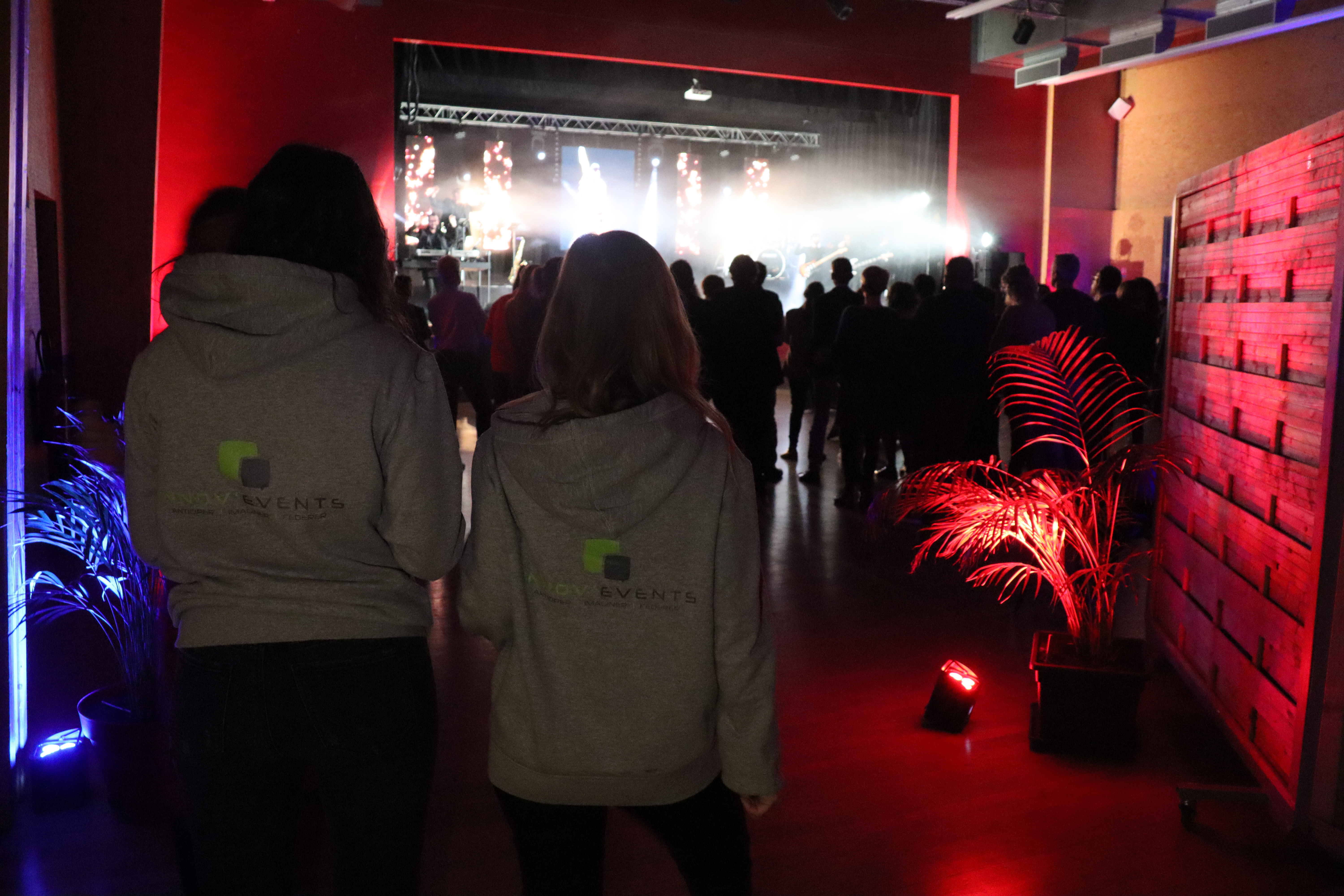 Animation lichtbranding MC evenement Luik avondprogramma · INNOV'events