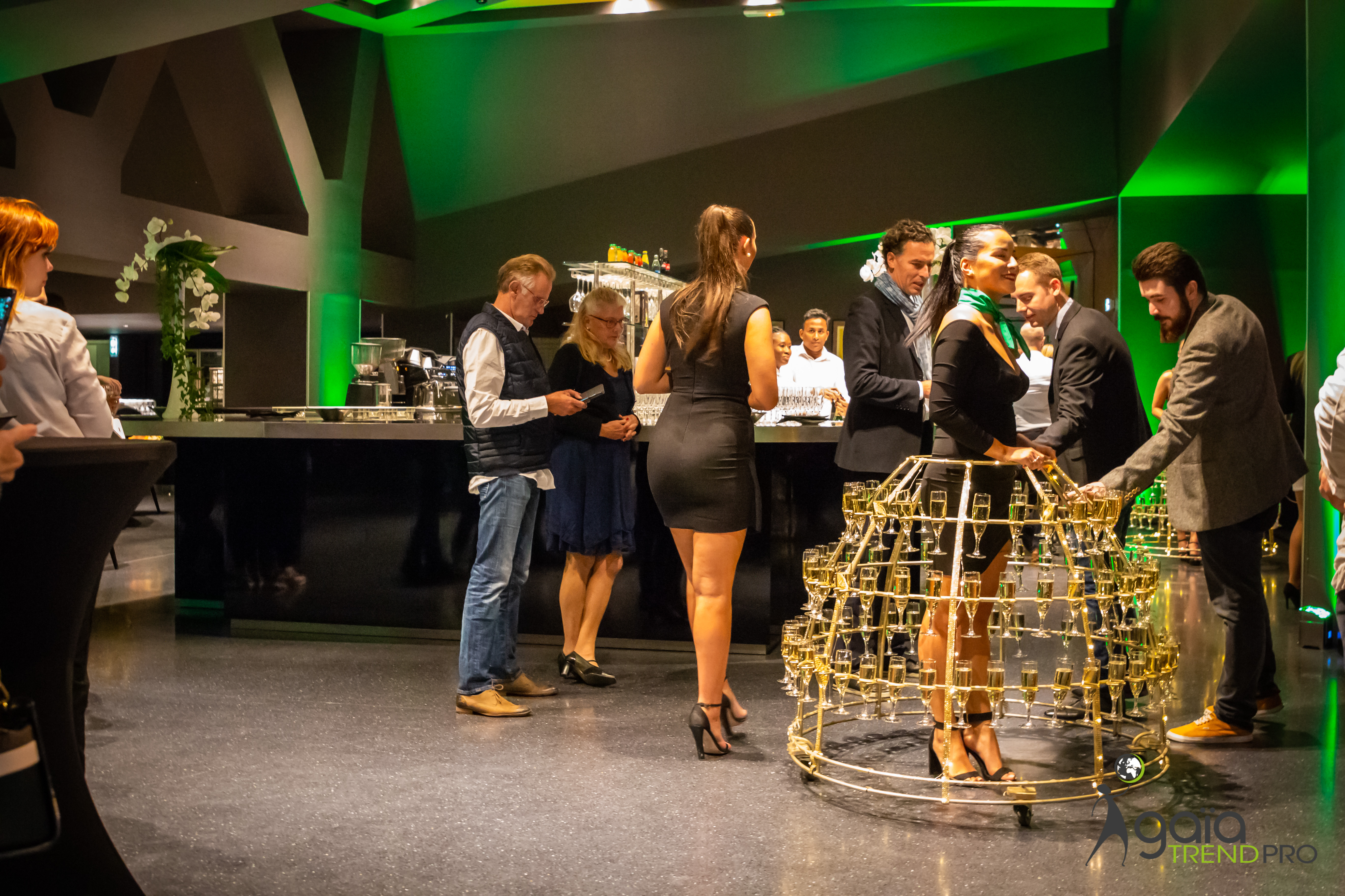 Flocage lumineux entreprise Liège soirée gala Cité Miroir · INNOV'events