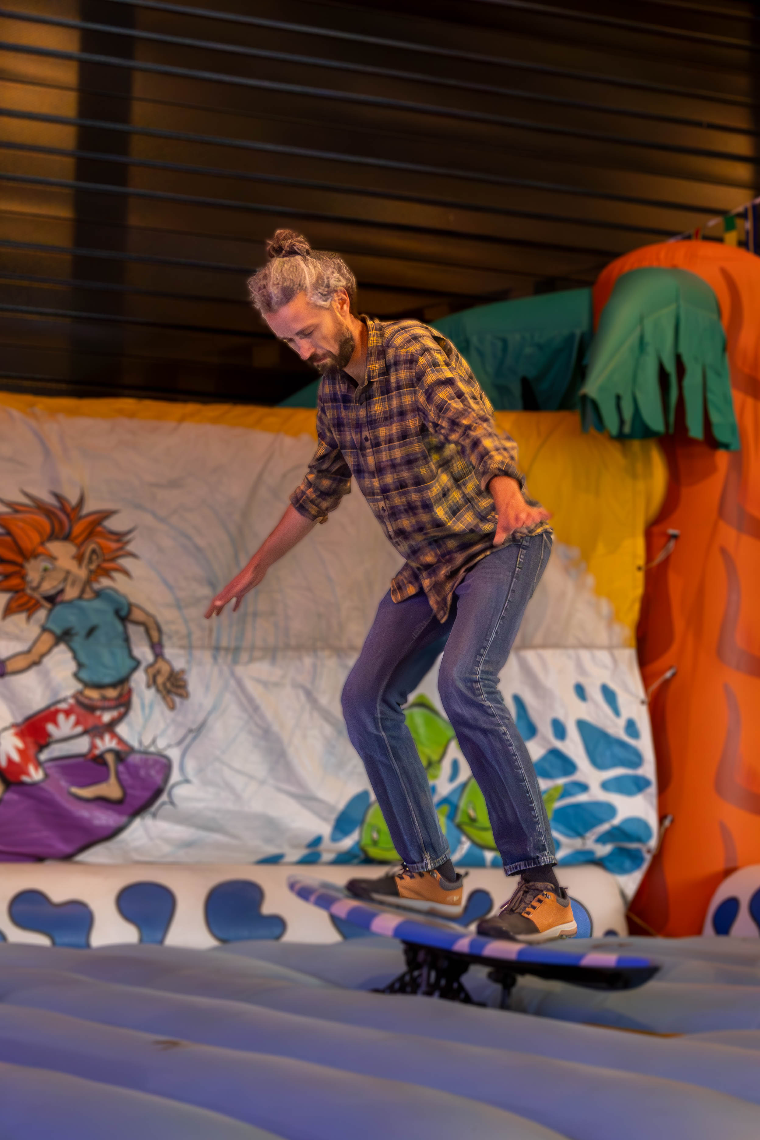 Surfsimulator dagprogramma bedrijven Antwerpen plenaire zaal diner · INNOV'events