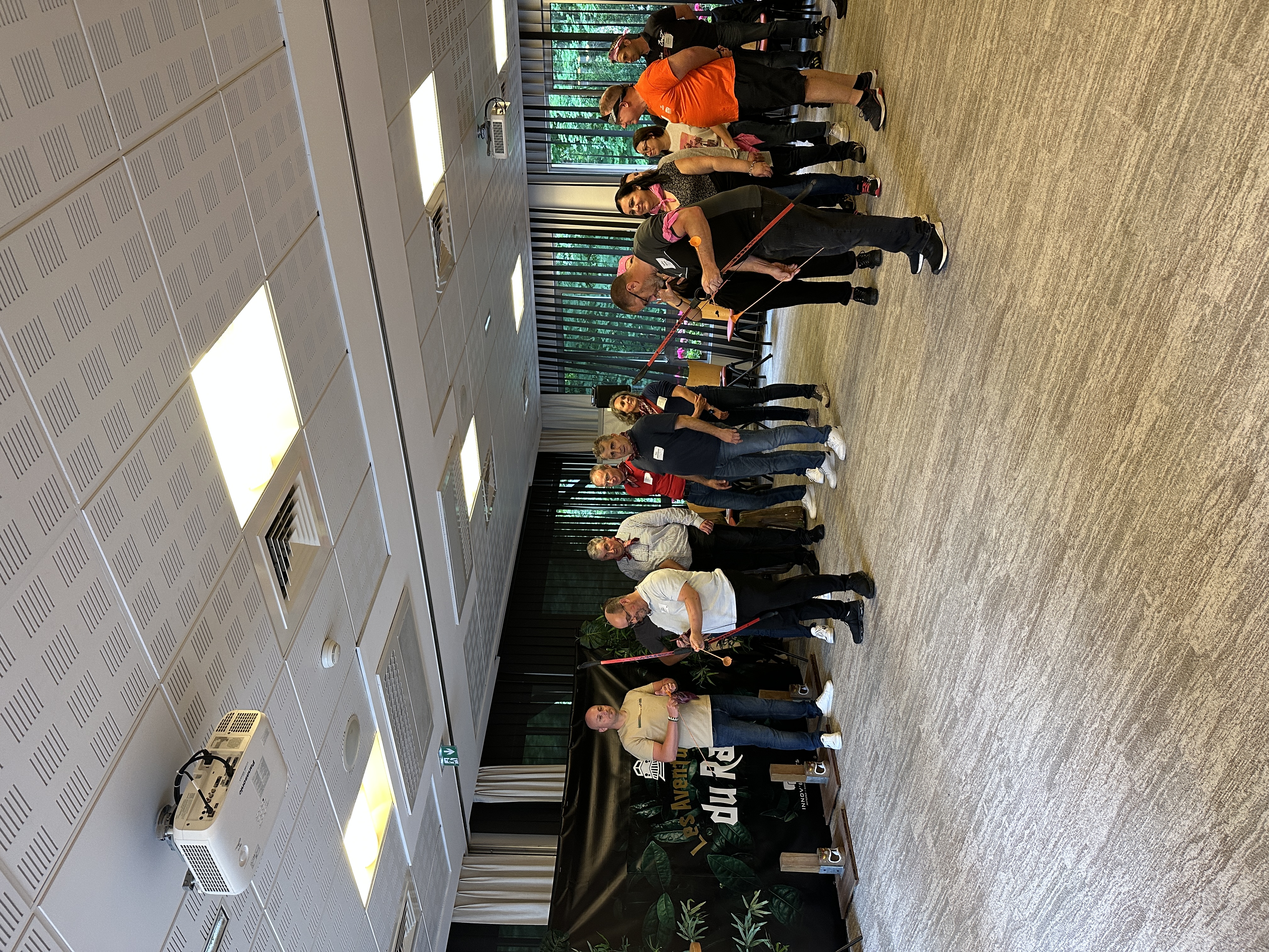 Tournoi outdoor compétitif tir à l'arc Anvers équipes sur pelouse · INNOV'events