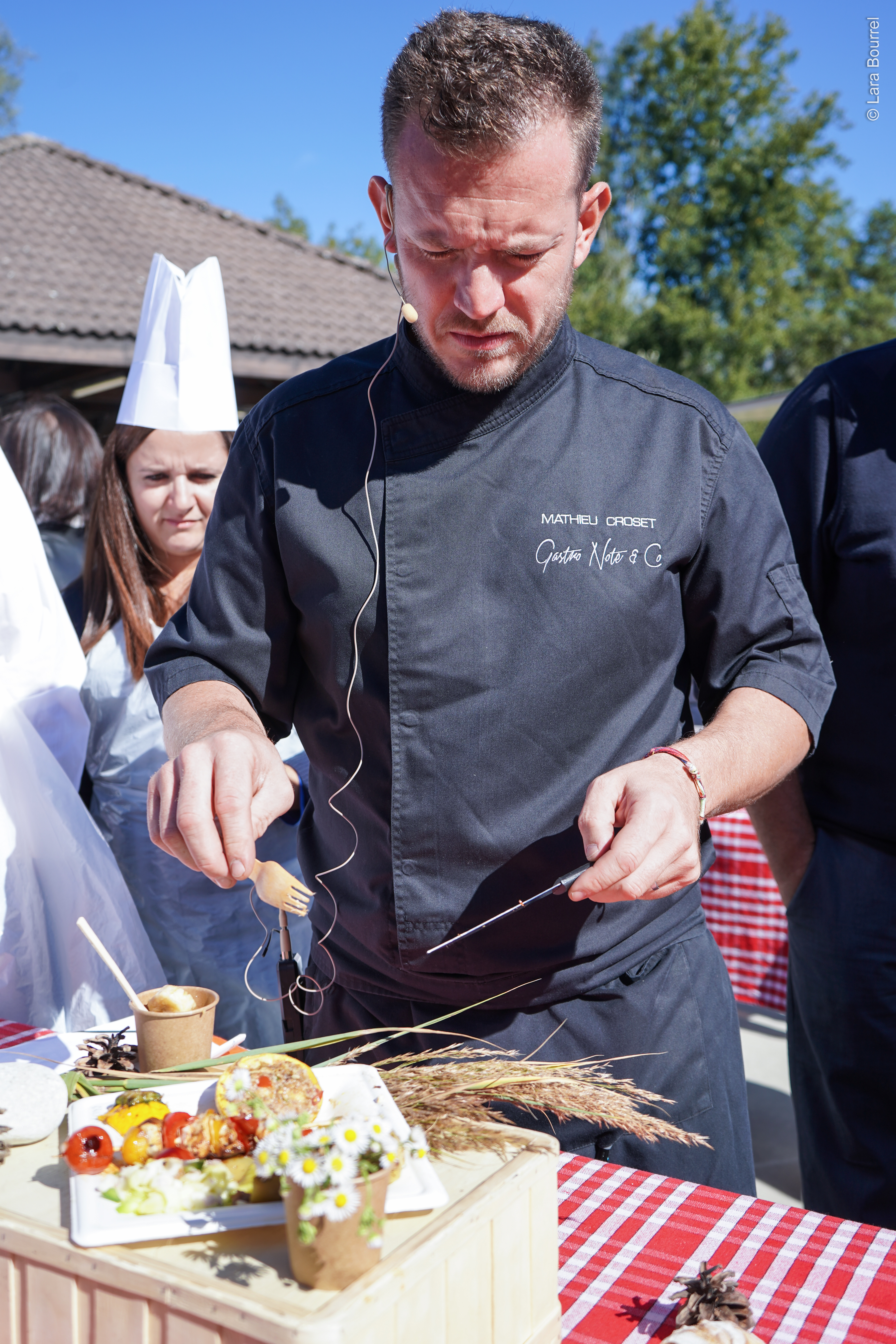 Competitief kookduel moleculaire gastronomie workshop Antwerpen teams in actie · INNOV'events