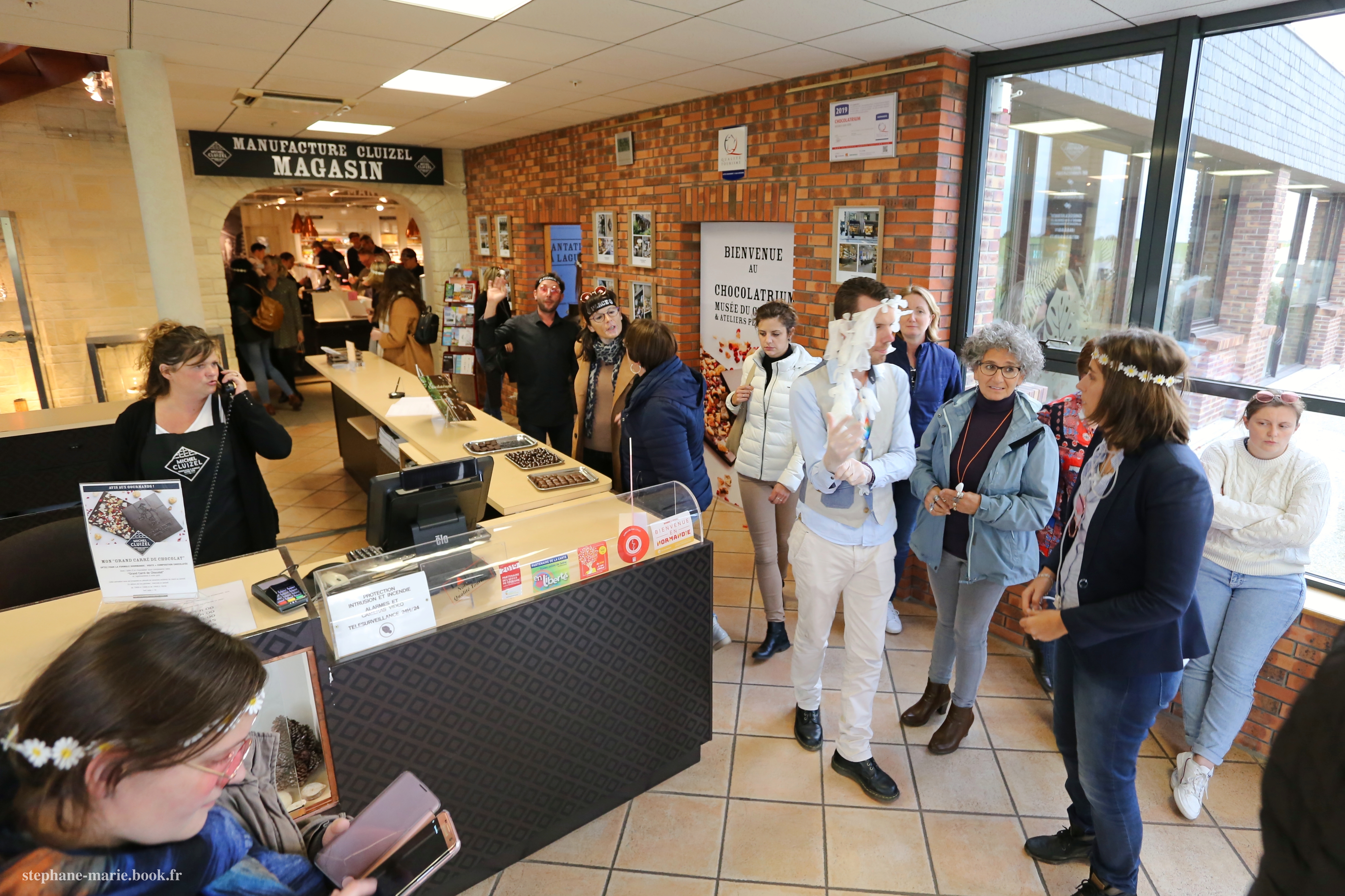 Interactieve demonstrationsdag Open Bedrijvendag Brussel, deelnemers bij stand · INNOV'events