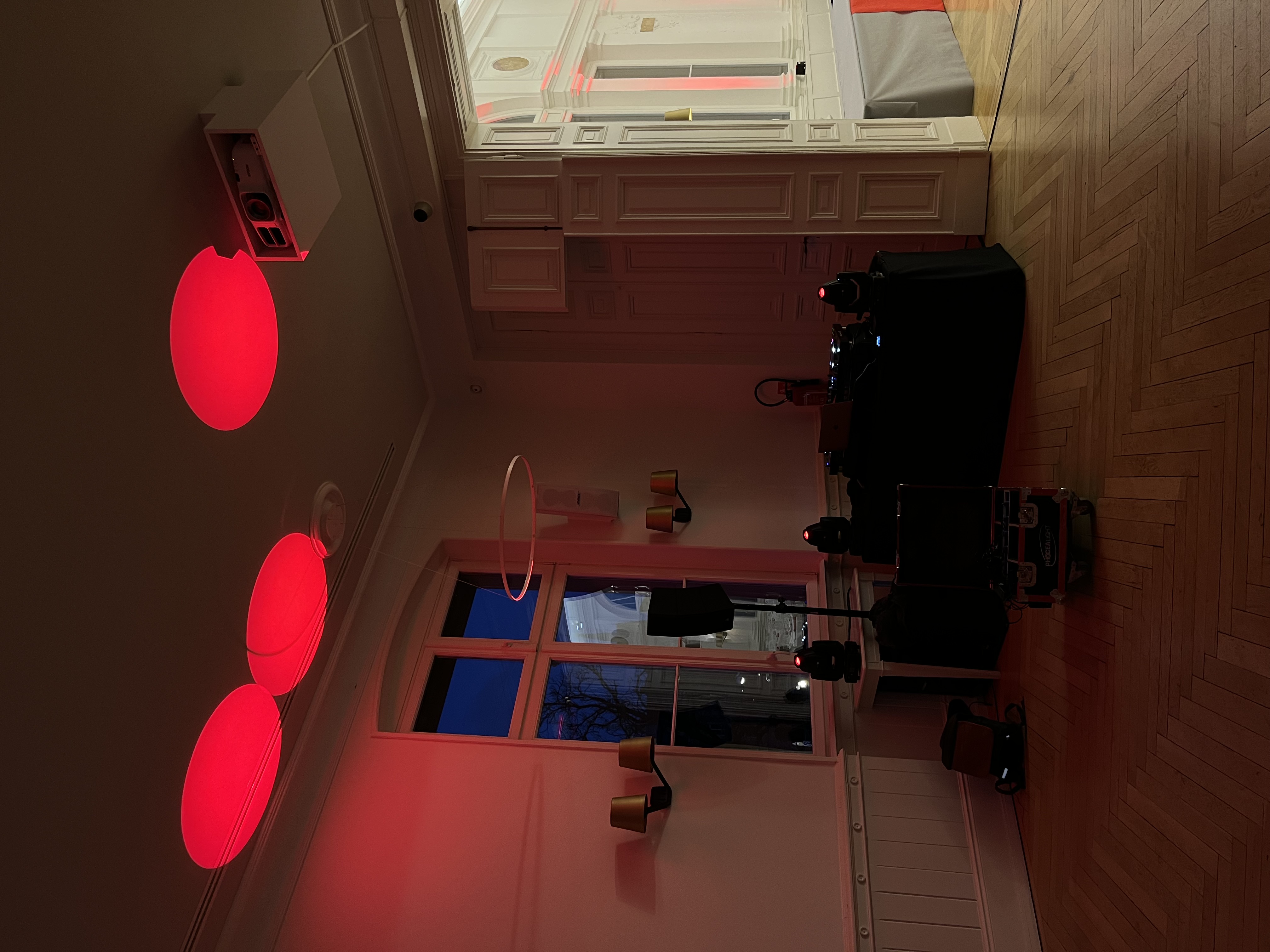 Sound and lighting production Antwerp Handelsbeurs gala dinner stage · INNOV'events