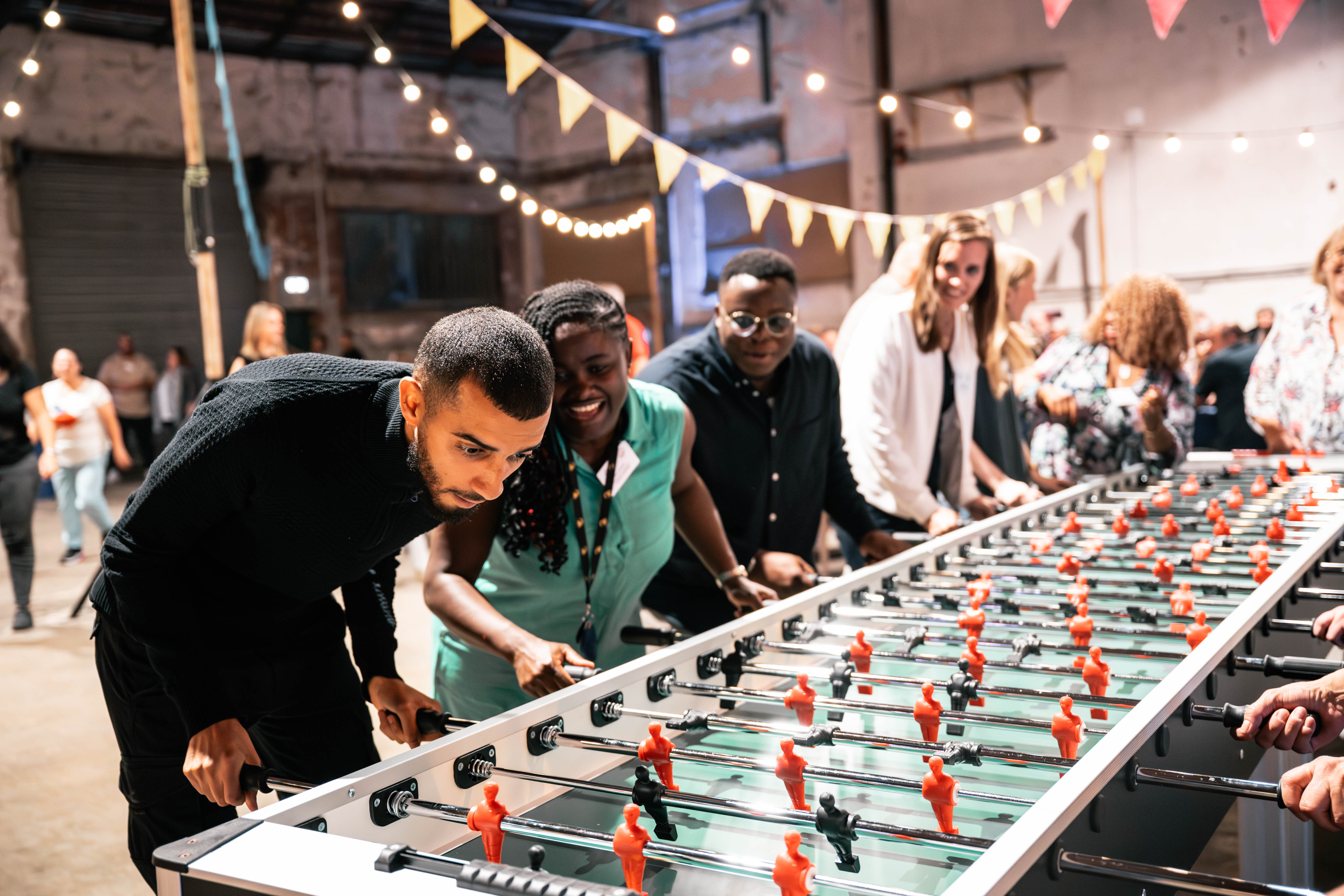 jeux géants Anvers Jenga géant équipes en extérieur Stadspark · INNOV'events