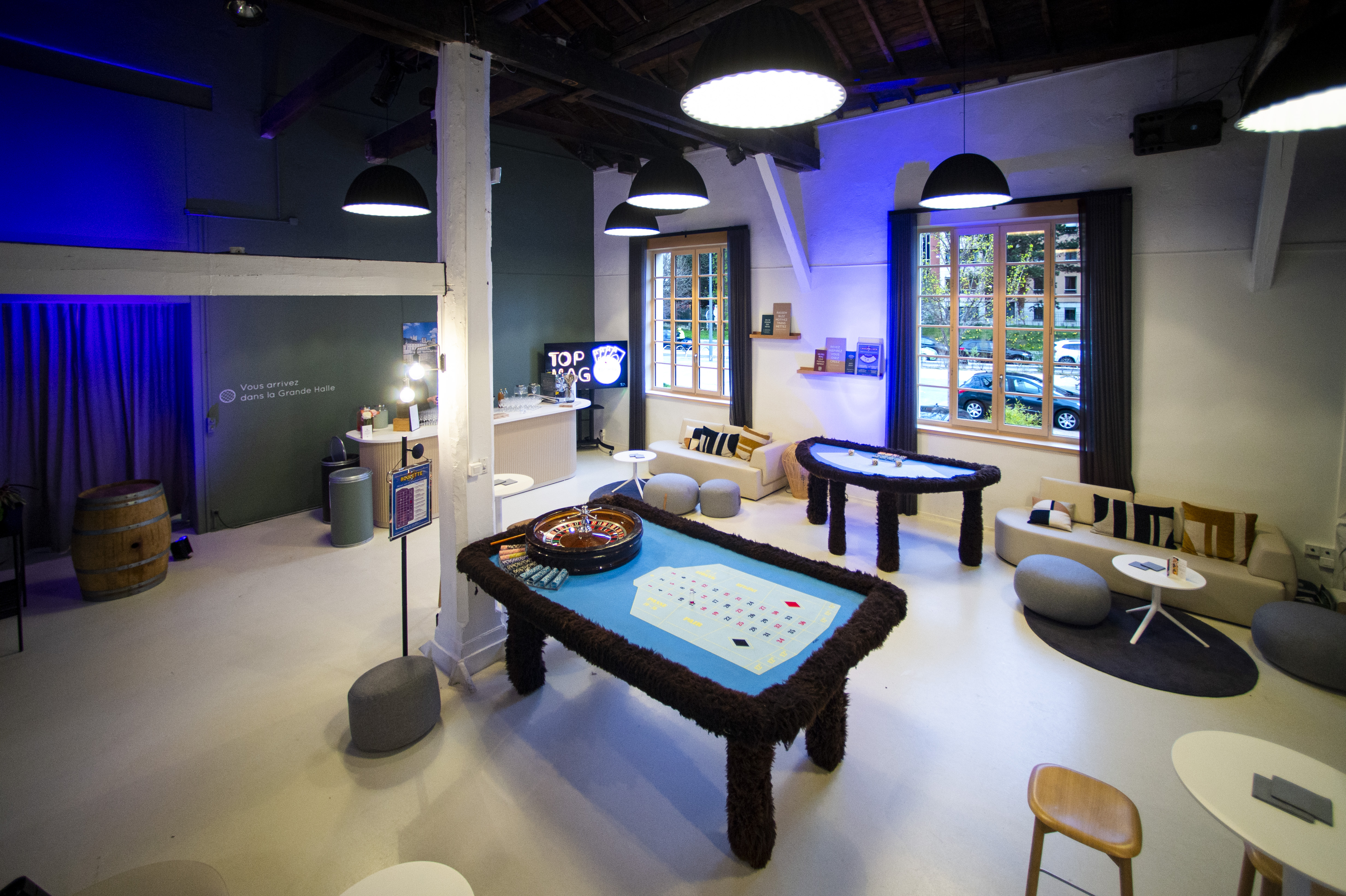 Casino walking dinner bedrijf Antwerpen open evenementenzaal Eilandje · INNOV'events