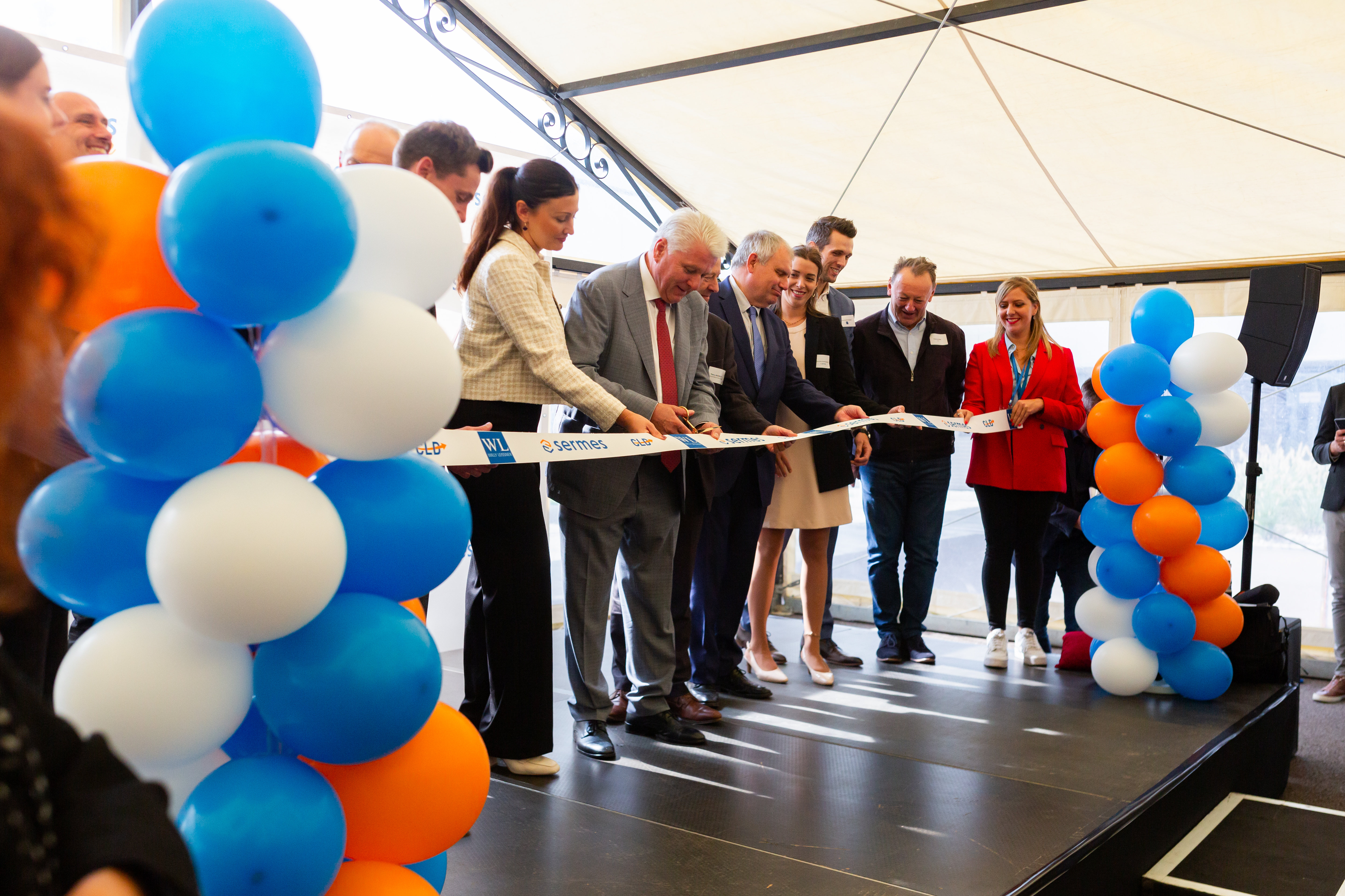 Brand activation Grand Opening Antwerp MAS Museum rooftop terrace evening · INNOV'events