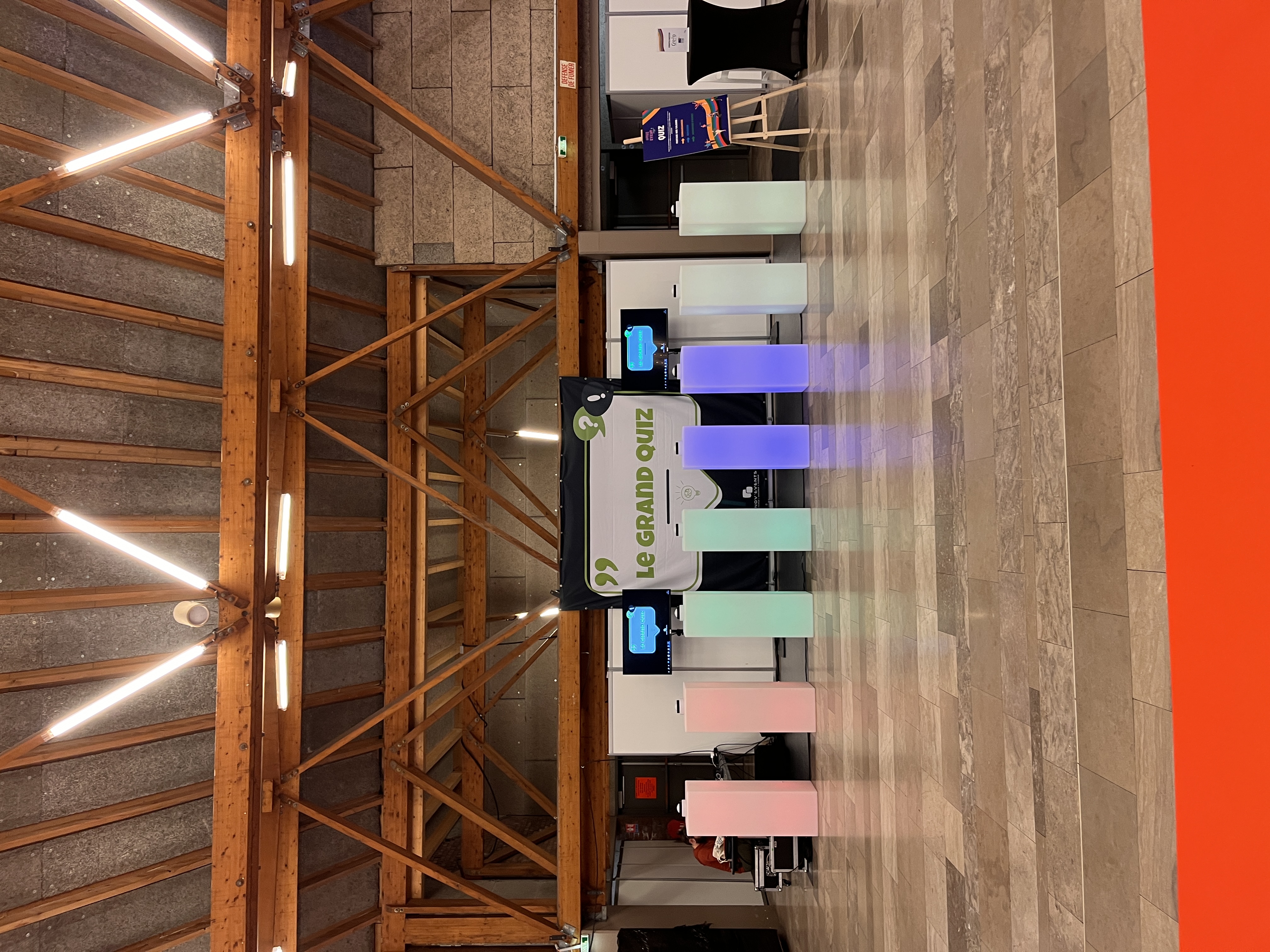 LED gala inrichting congress Luik verlichte zaal Palais des Congrès · INNOV'events