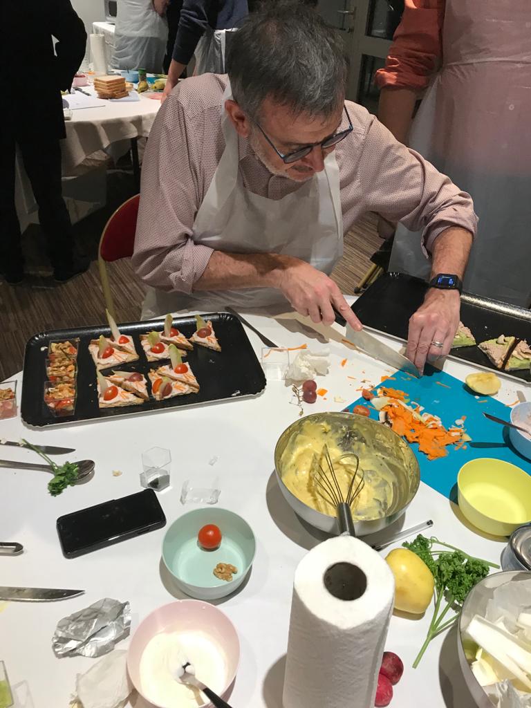 Cours de cuisine type MasterChef entreprise Bruxelles soirée gastronomique · INNOV'events