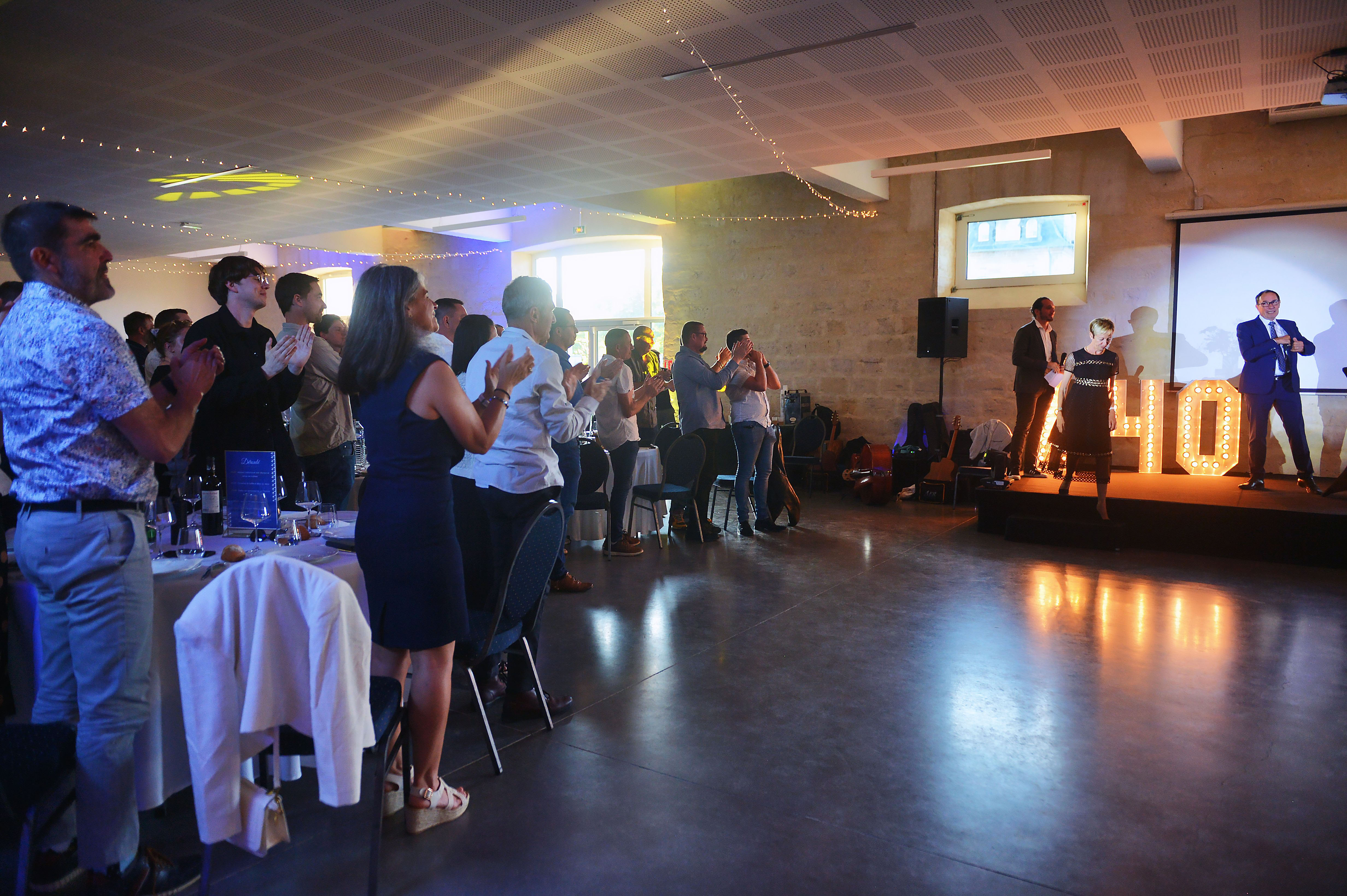 Afscheidsfeest bedrijf Luik · slotborrel op terras Guillemins-kwartier · INNOV'events