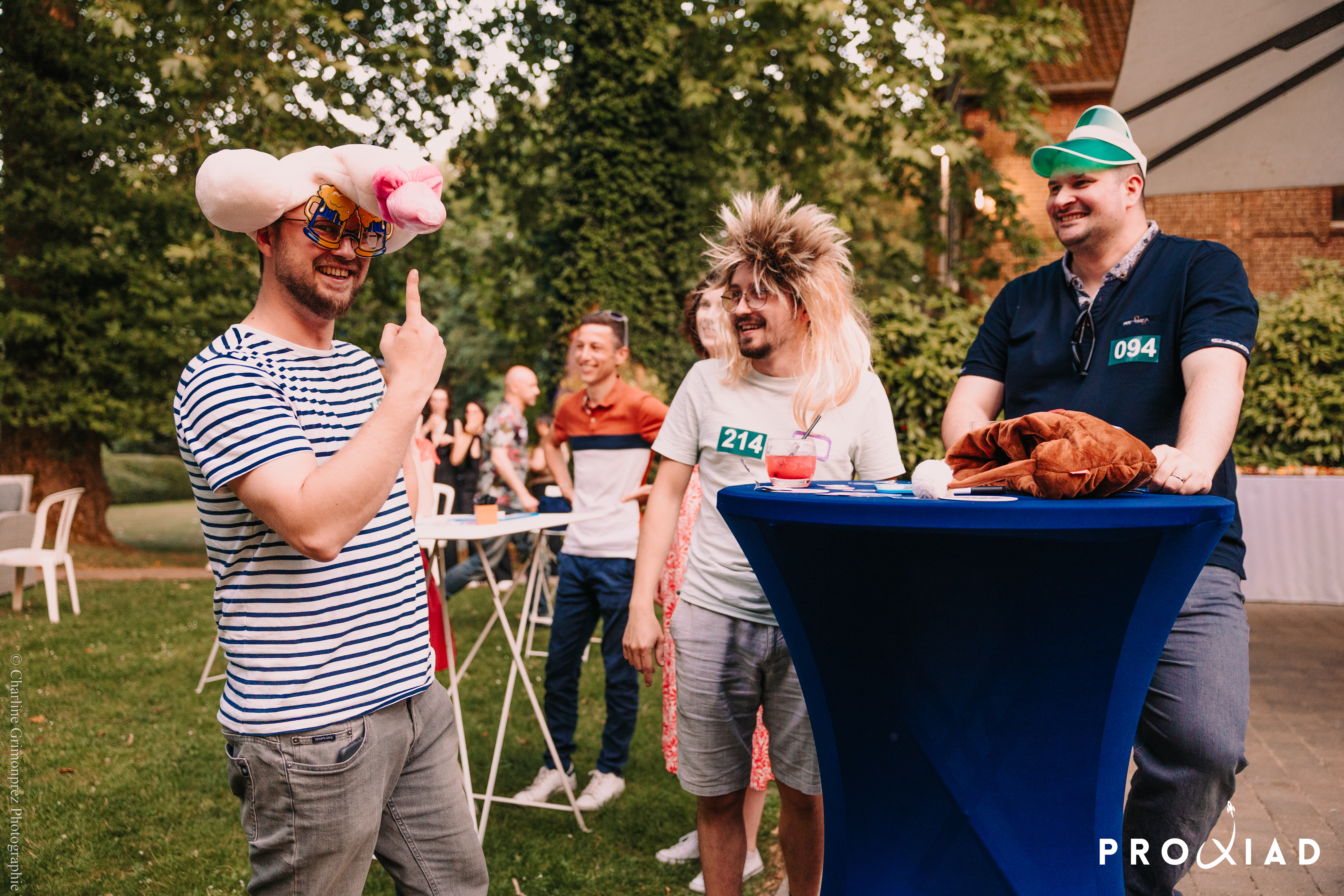 Garden party entreprise Belgique domaine historique collaborateurs pelouse · INNOV'events