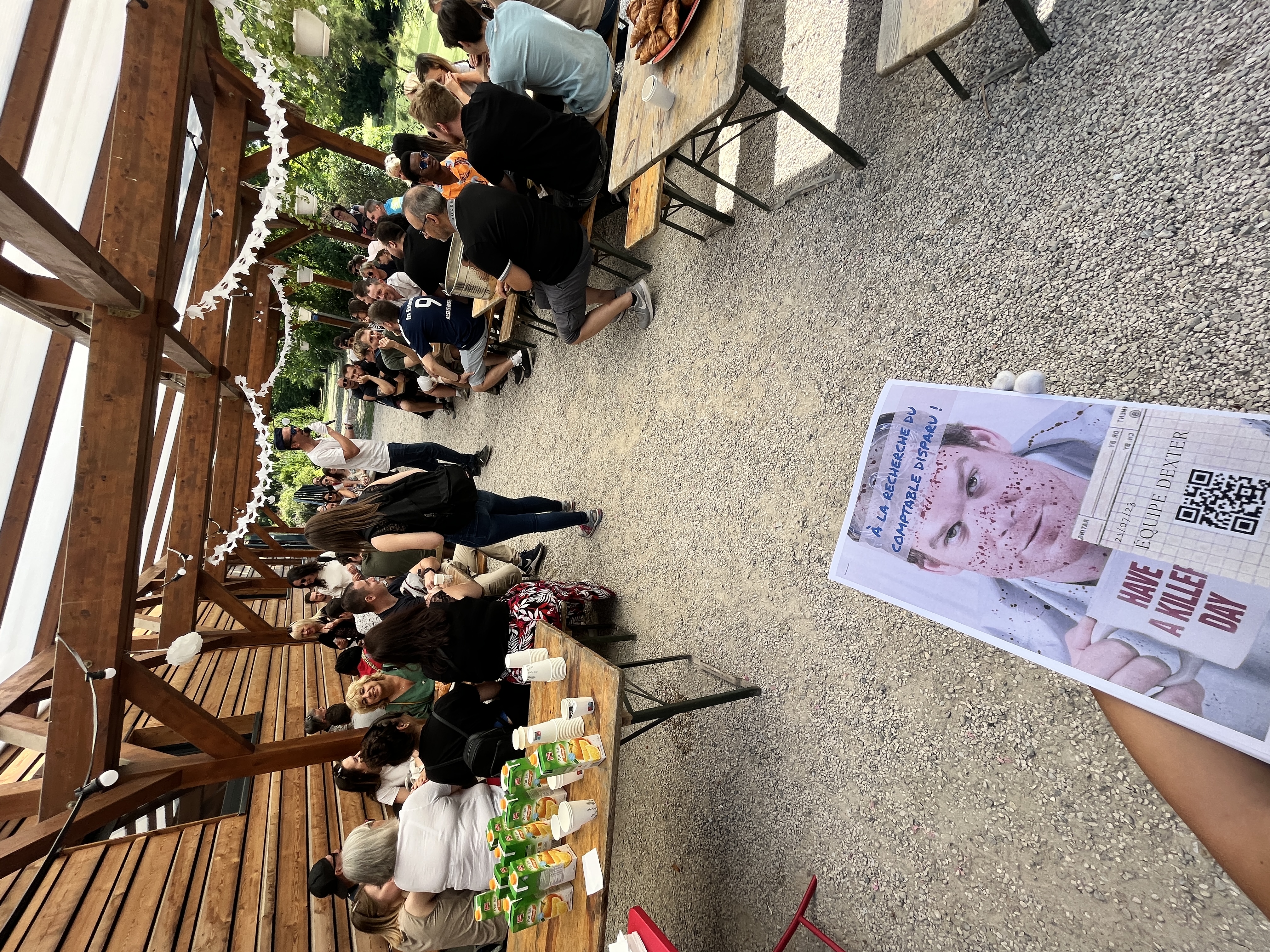 Murder Mystery Party bedrijf Luik souper afsluiter in historische zaal · INNOV'events