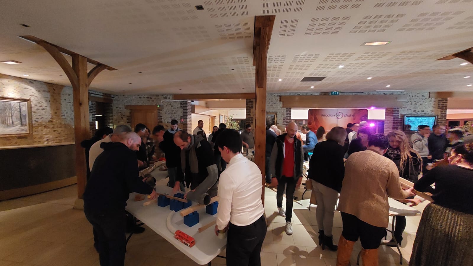 LEGO challenge bedrijf Brussel avondformule walking dinner aansluitend · INNOV'events