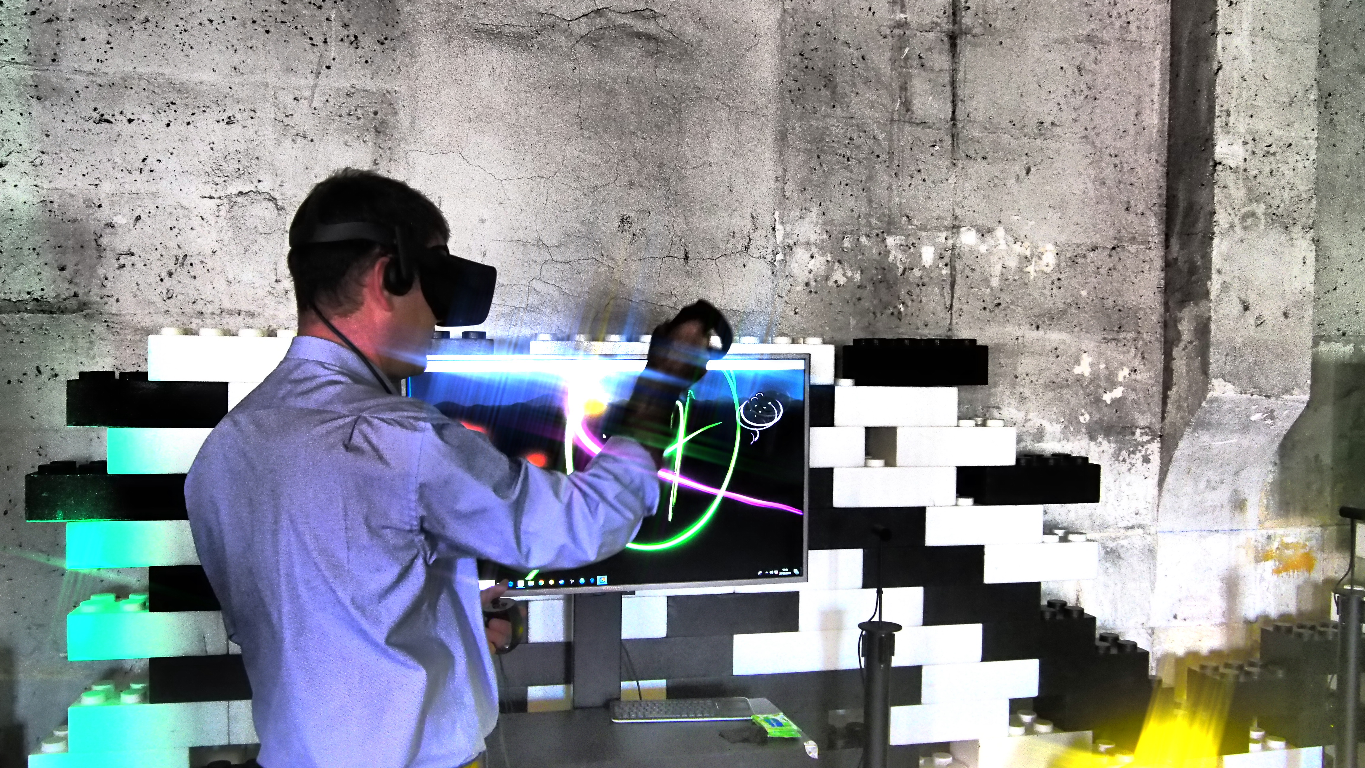 Animatie escape game Virtual Reality bedrijfsevenement Brussel Bozar zaal · INNOV'events