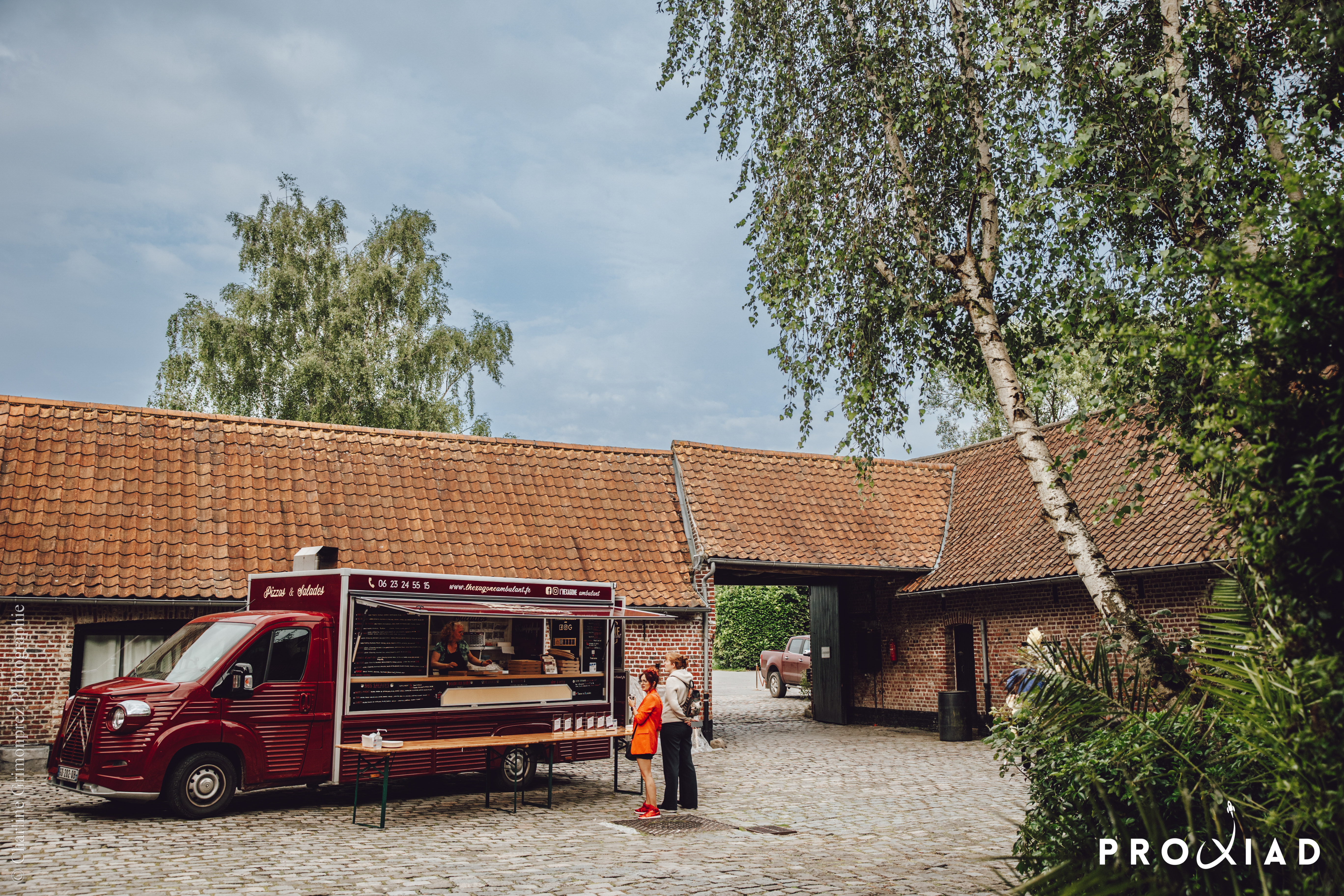 Lieu événementiel food truck Anvers vue parc du Middelheim verdure · INNOV'events