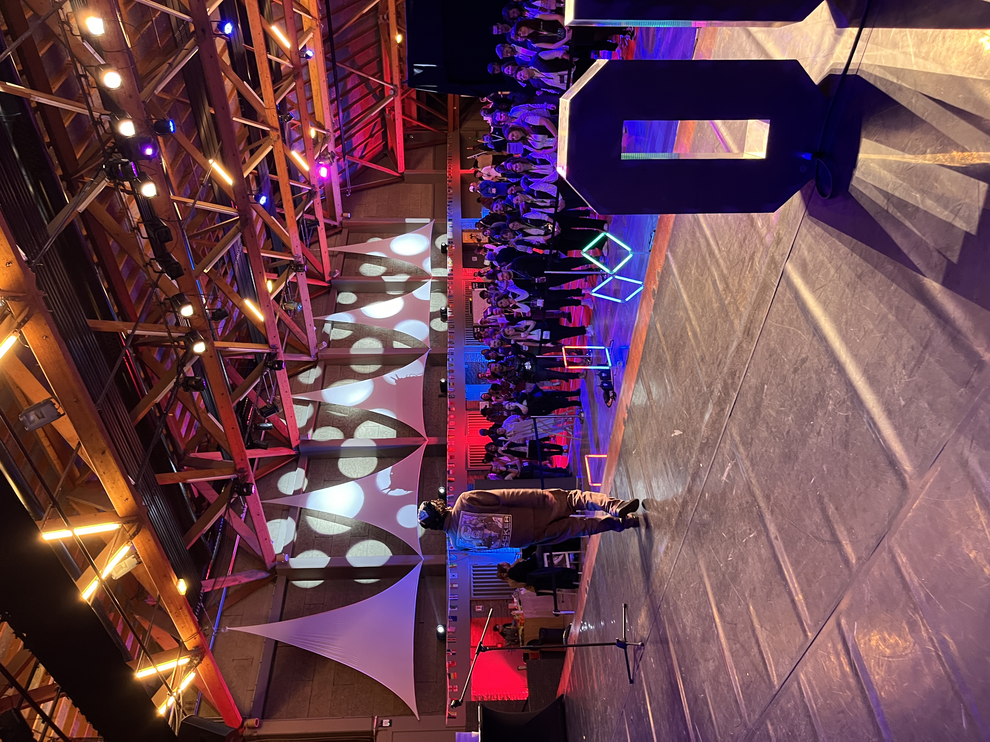 New Year Ceremony Brussels Autoworld Parc du Cinquantenaire gala setup · INNOV'events