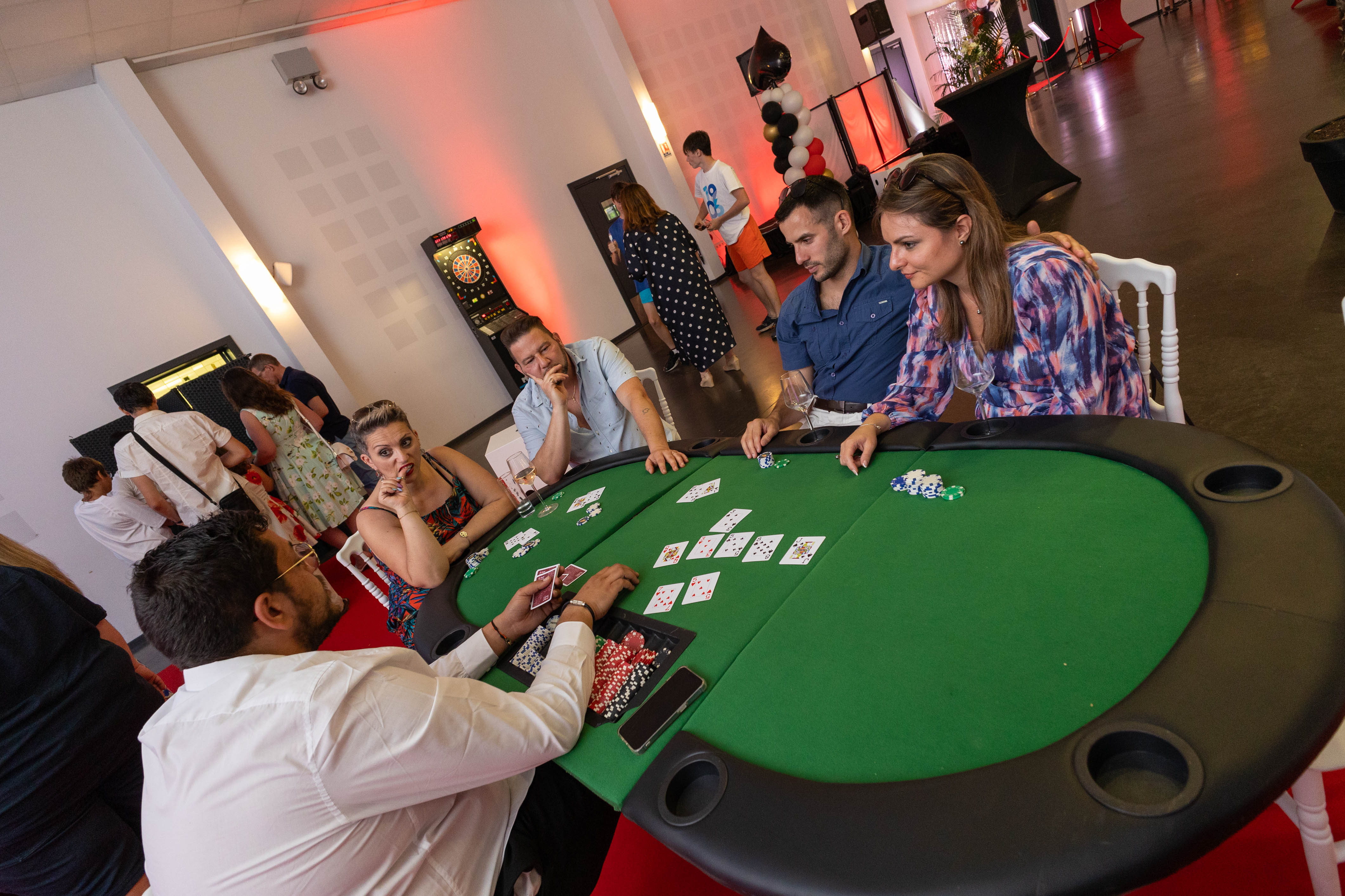 Animation casino Anvers croupiers professionnels tables de blackjack · INNOV'events
