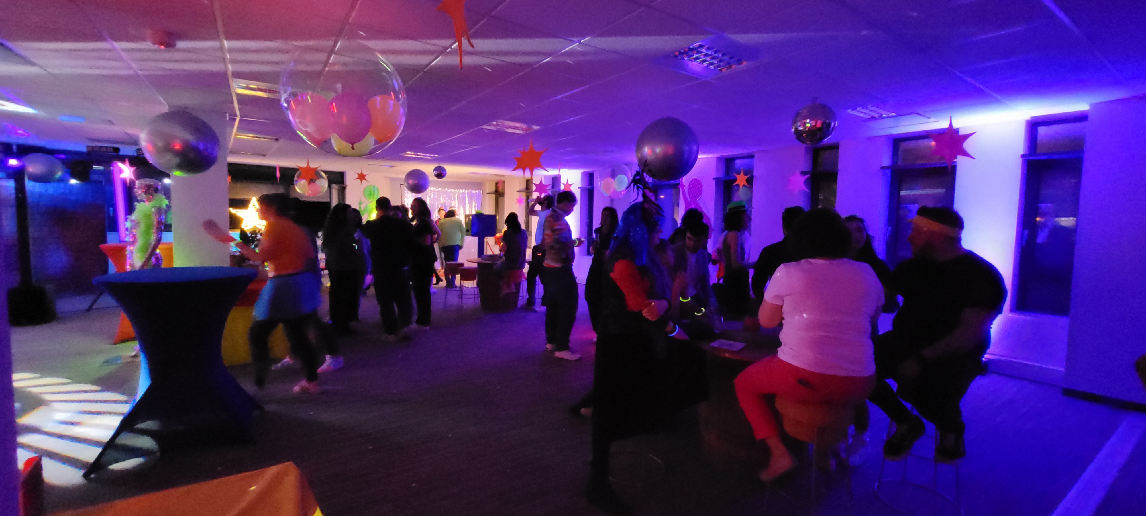 Locatie ballonnenbad Antwerpen Havenhuis panoramisch zicht · INNOV'events