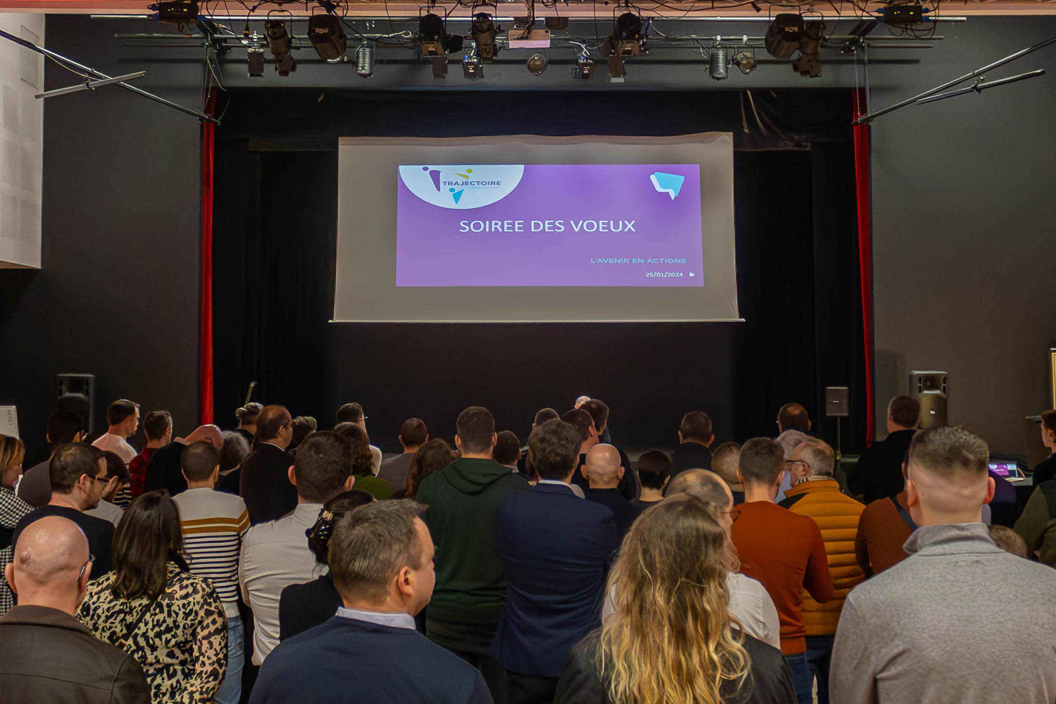 Cérémonie des vœux entreprise Anvers soirée du personnel Hilton Old Town · INNOV'events