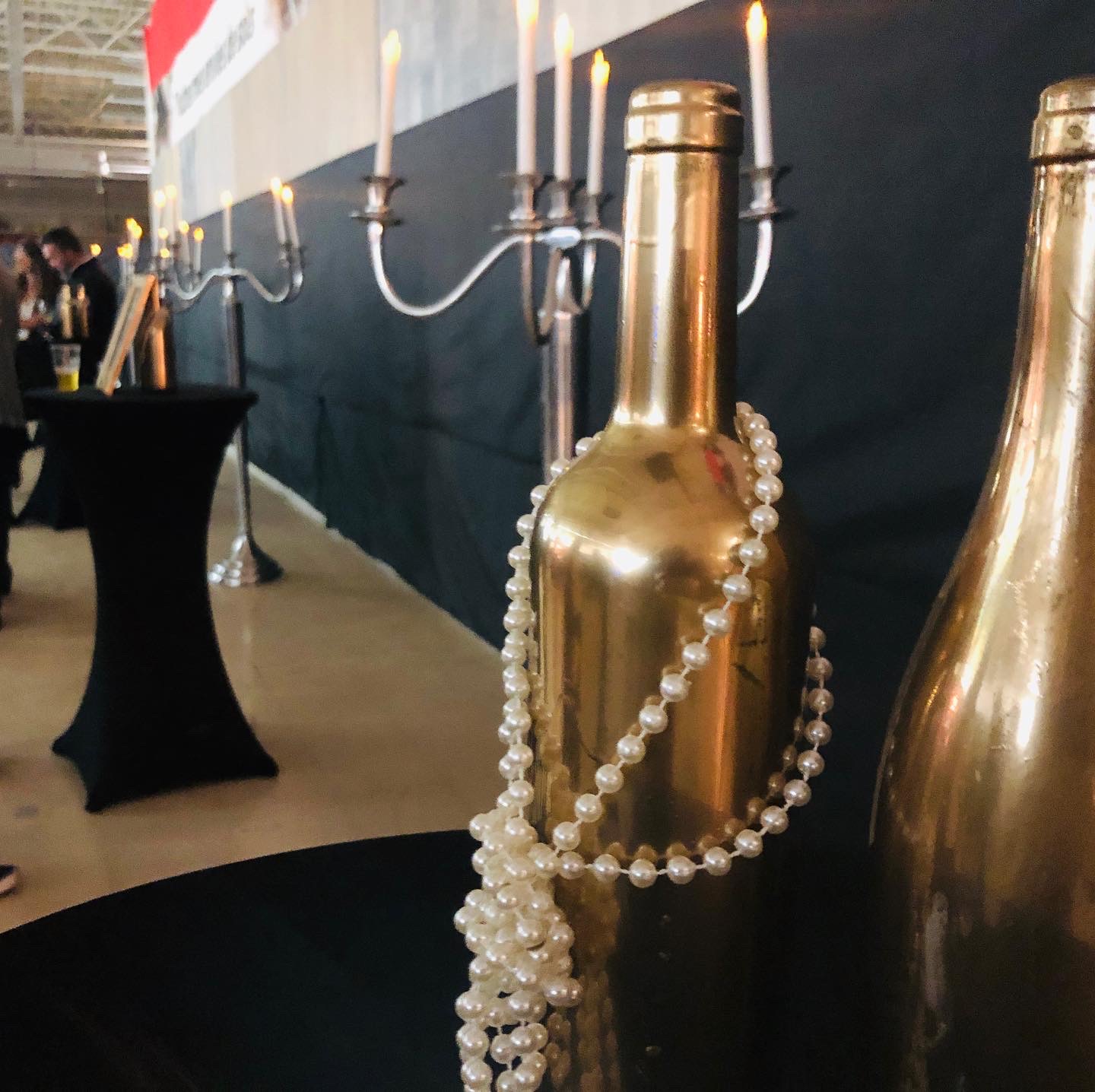 Nieuwjaarsreceptie bedrijf Antwerpen avondsfeer gala-ontvangst · INNOV'events