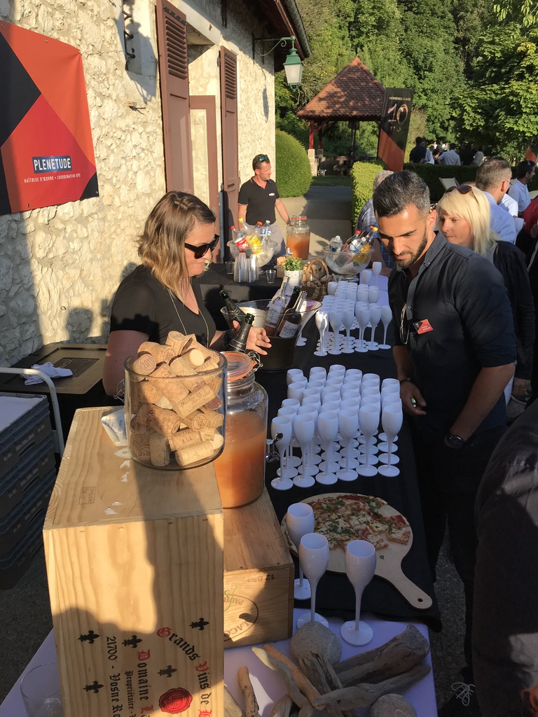 Pot de départ Bruxelles cocktail dînatoire terrasse Ixelles soirée · INNOV'events