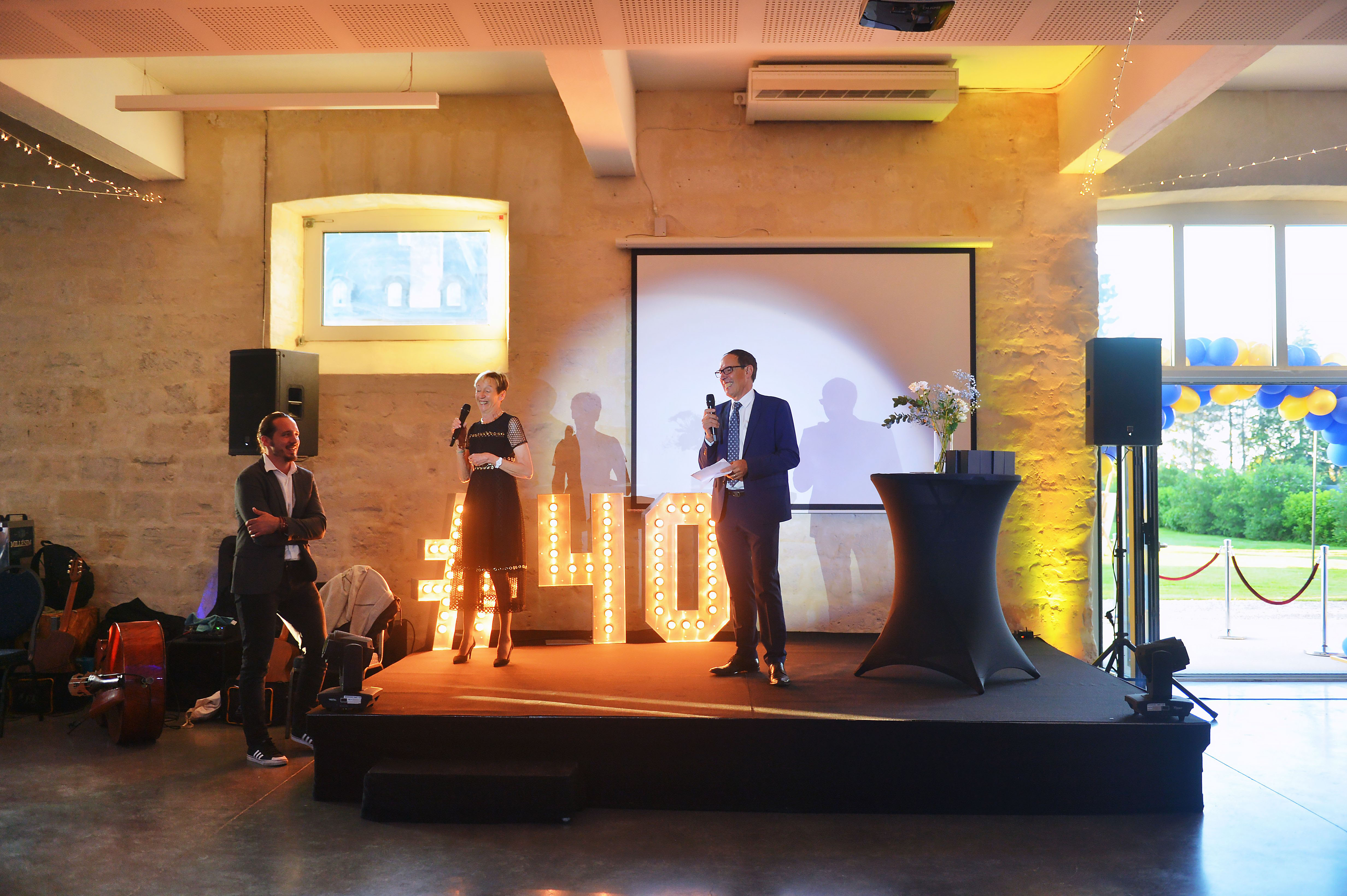 New Year gala dinner Belgium seated format Liege-Guillemins venue · INNOV'events events