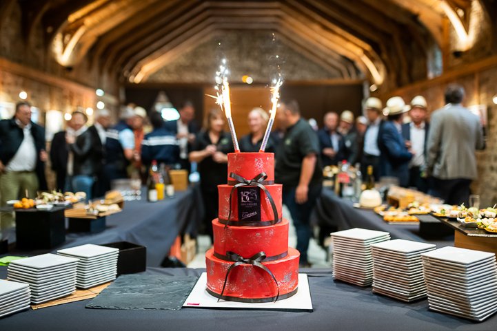 Walking dinner farewell party Liege food stations local produce · INNOV'events