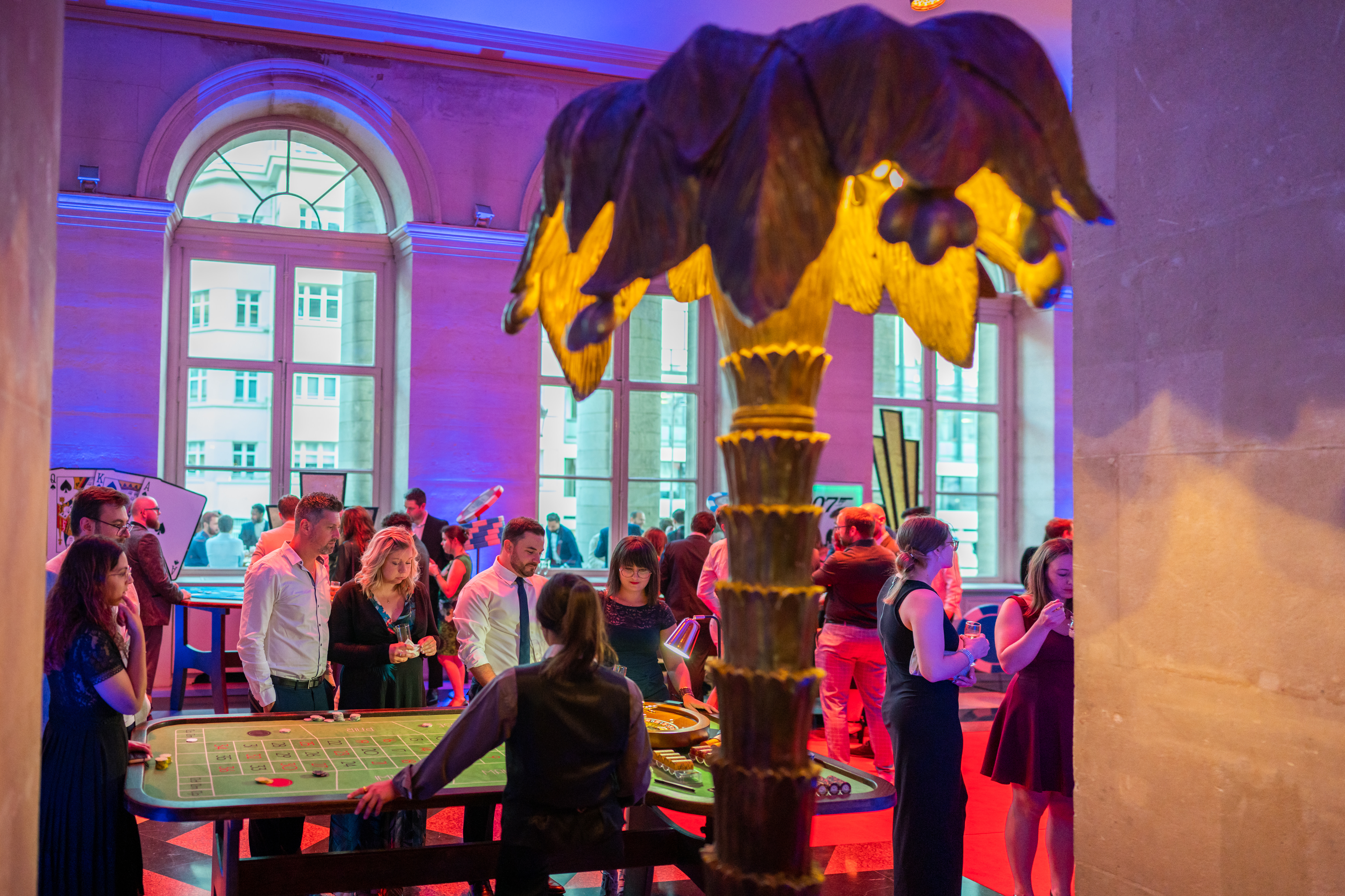 Roulette animatie Luik bedrijfsevenement buitenlocatie · INNOV'events