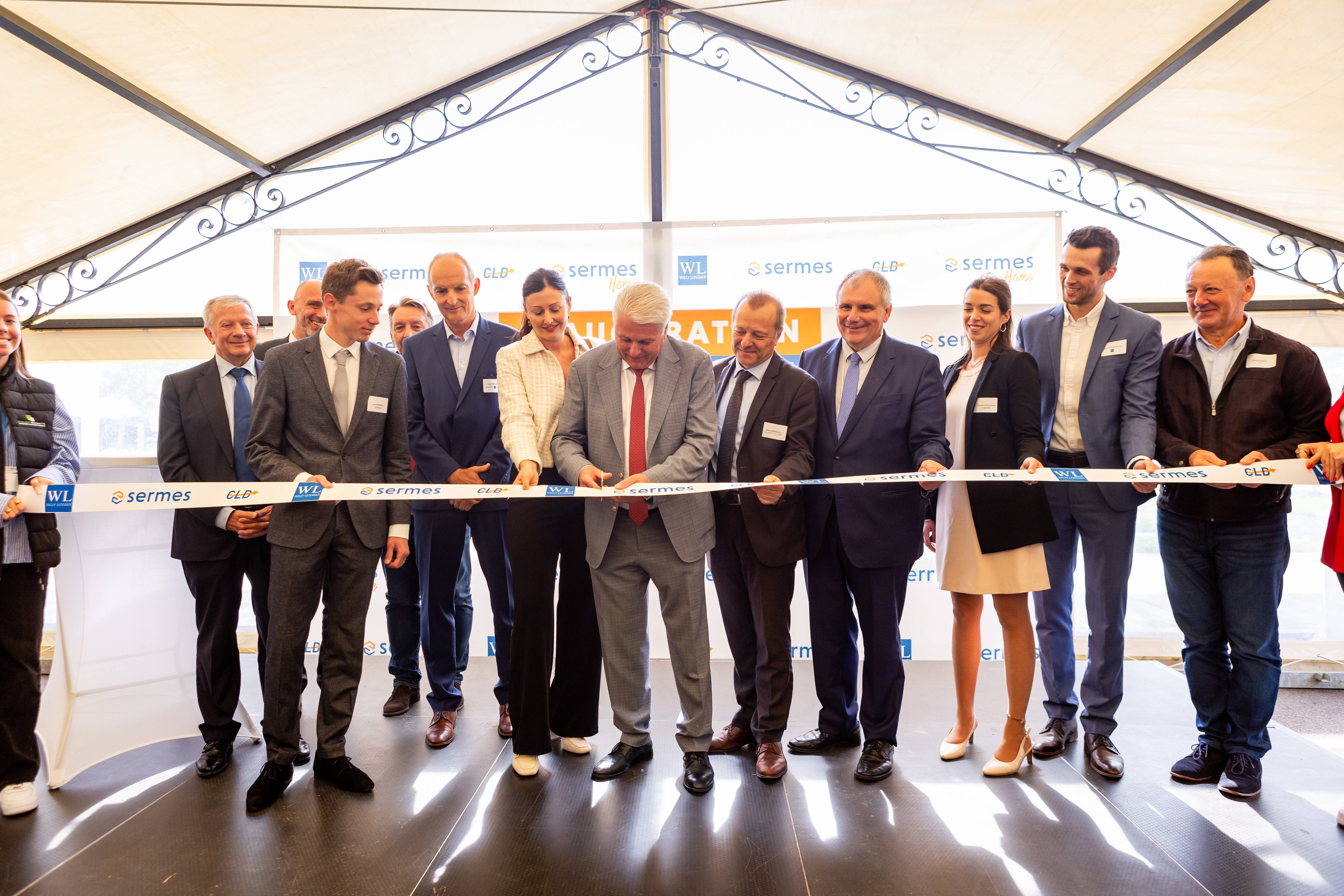 Event venue Grand Opening Antwerp MAS Museum terrace industrial interior · INNOV'events