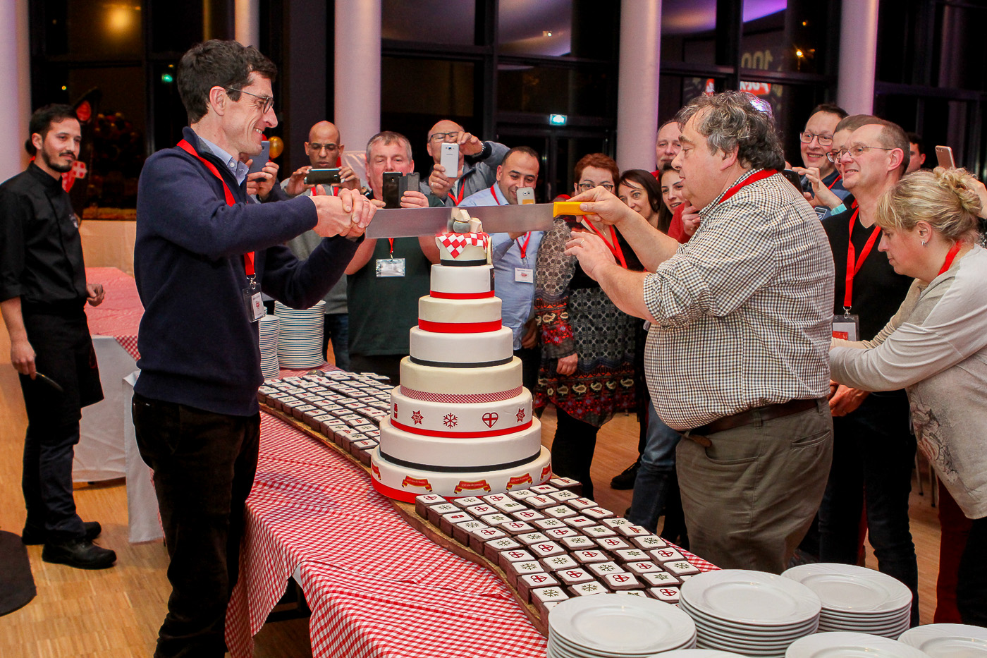 Grand Opening corporate Belgium VIP evening cocktail Sablon Brussels · INNOV'events