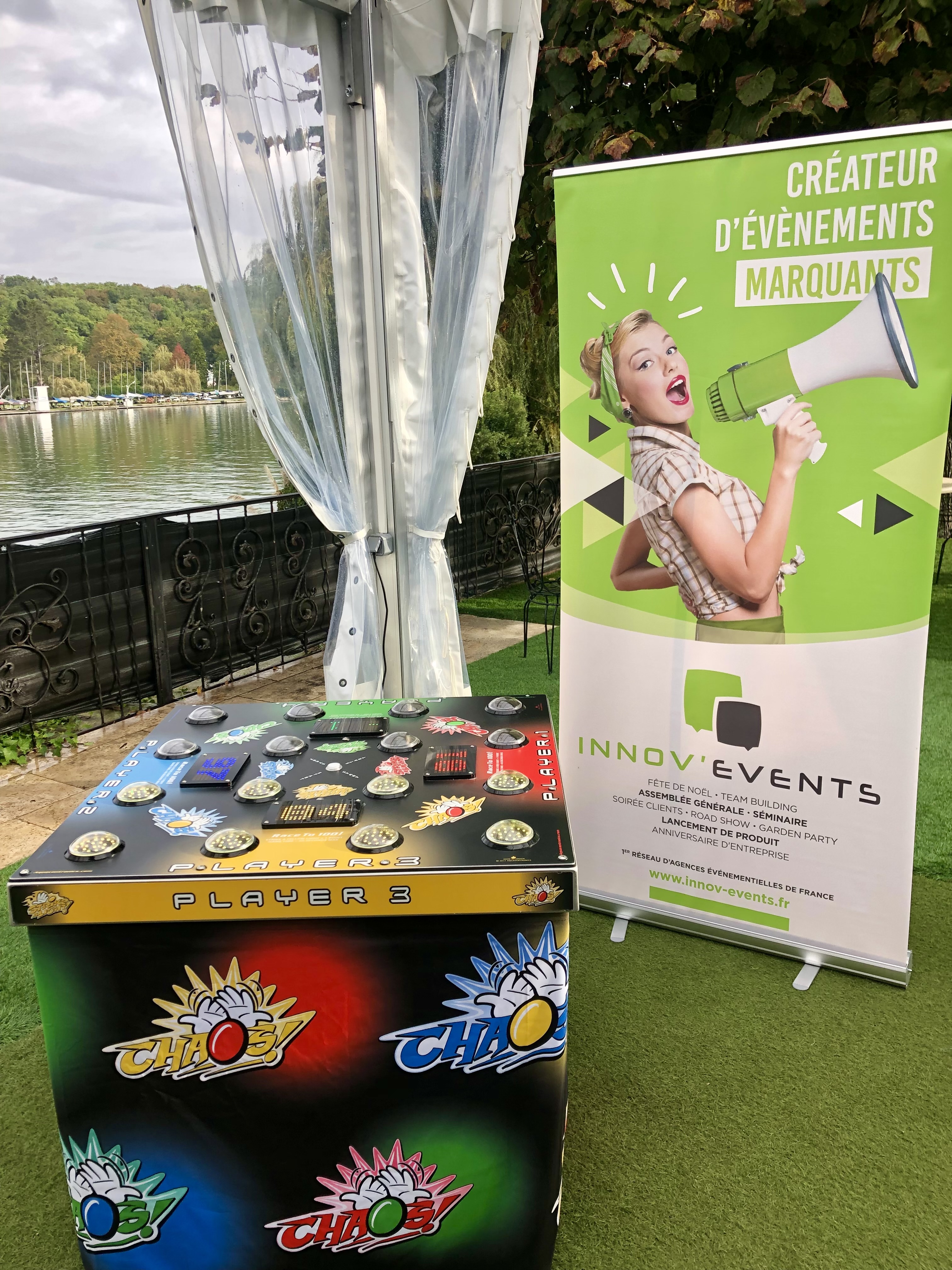 Animation jeu télévisé jeux d'arcade Bruxelles soirée d'entreprise · INNOV'events