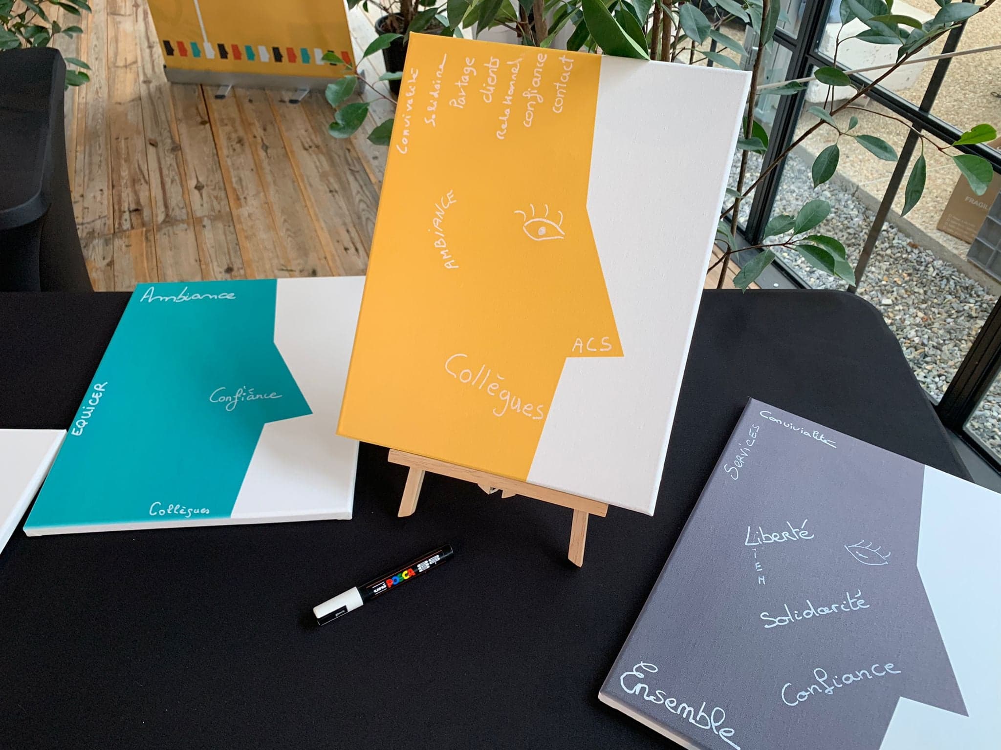 Journée simulation gestion de crise Anvers groupe en salle de travail · INNOV'events