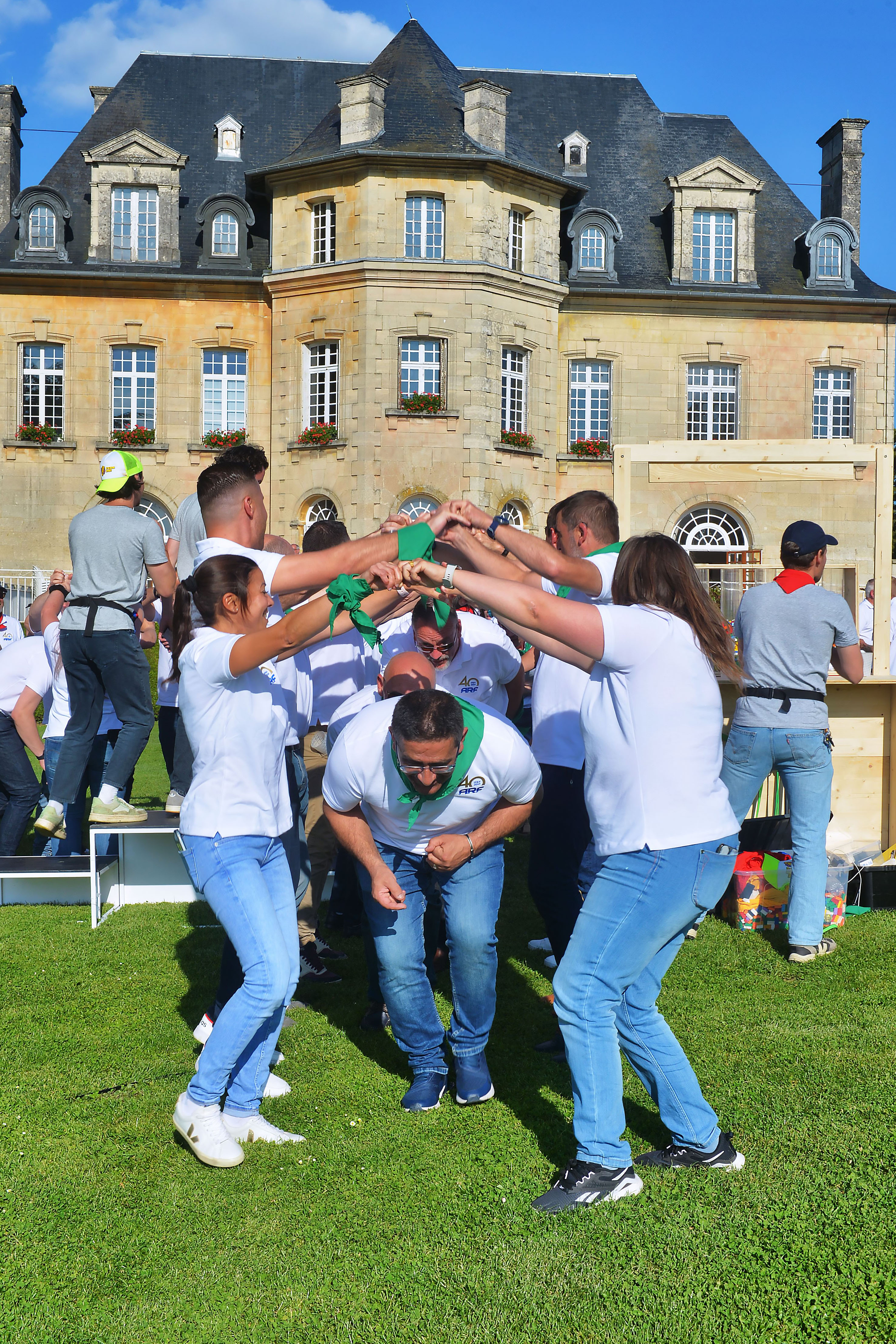 Team building enterprise Brussels evening reception Sablon · INNOV'events