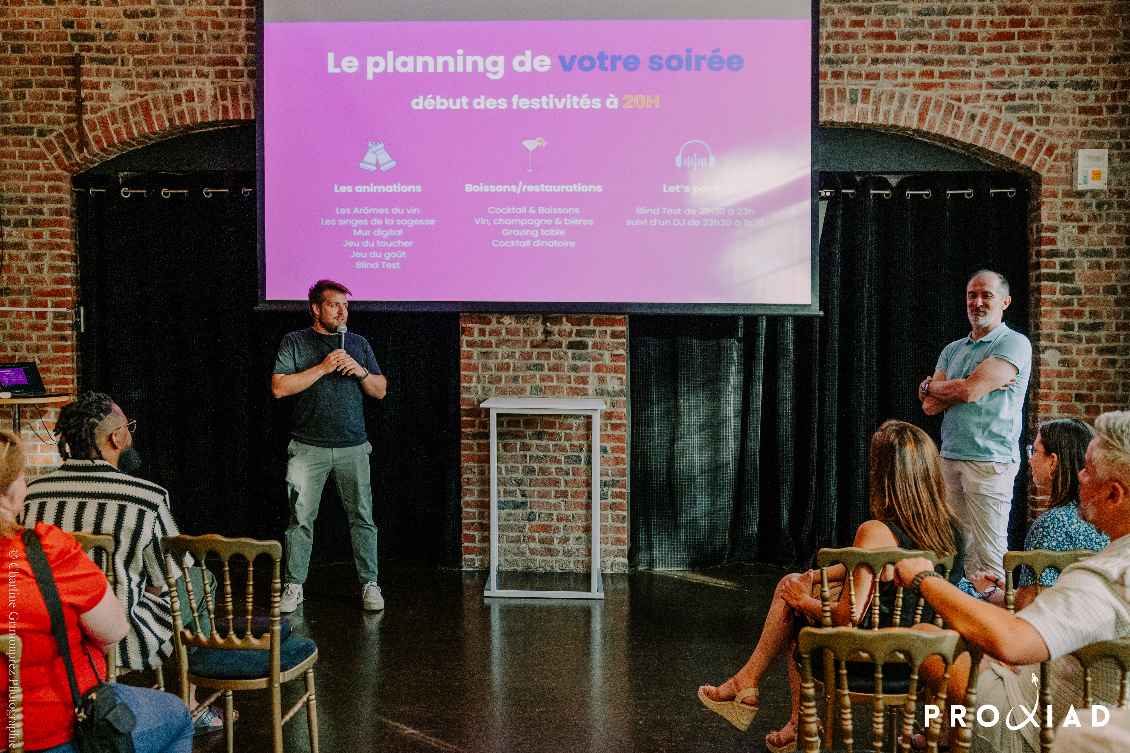 Corporate event planning Belgium plenary room Brussels · INNOV'events