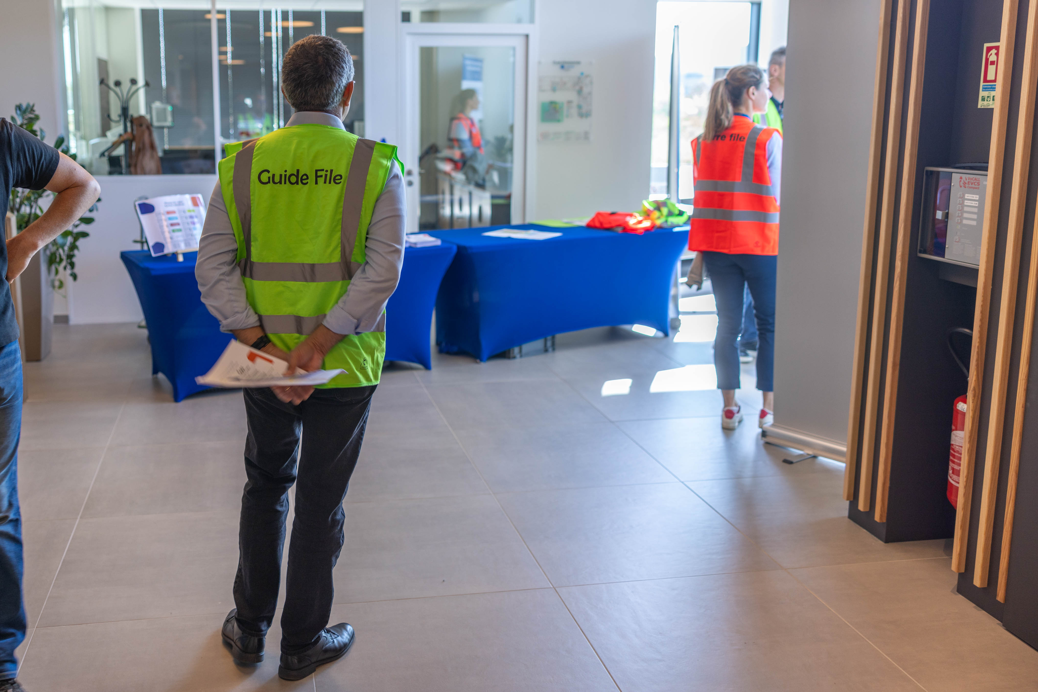 Agent de sécurité Anvers dispositif gestion accès réception corporate Eilandje · INNOV'events
