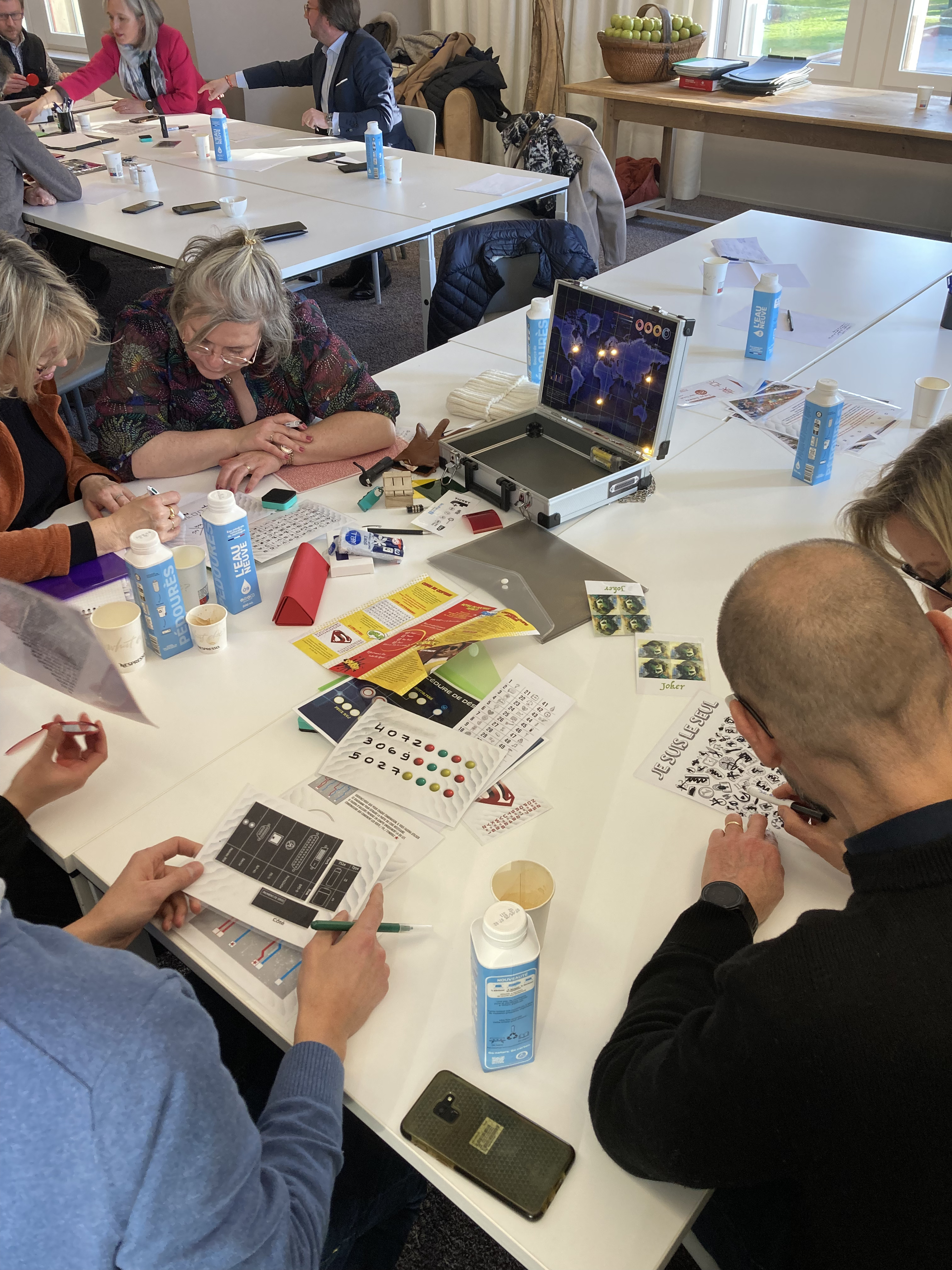 Parfum creatie workshop Luik Palais des Congrès deelnemers sensoriële sessie · INNOV'events
