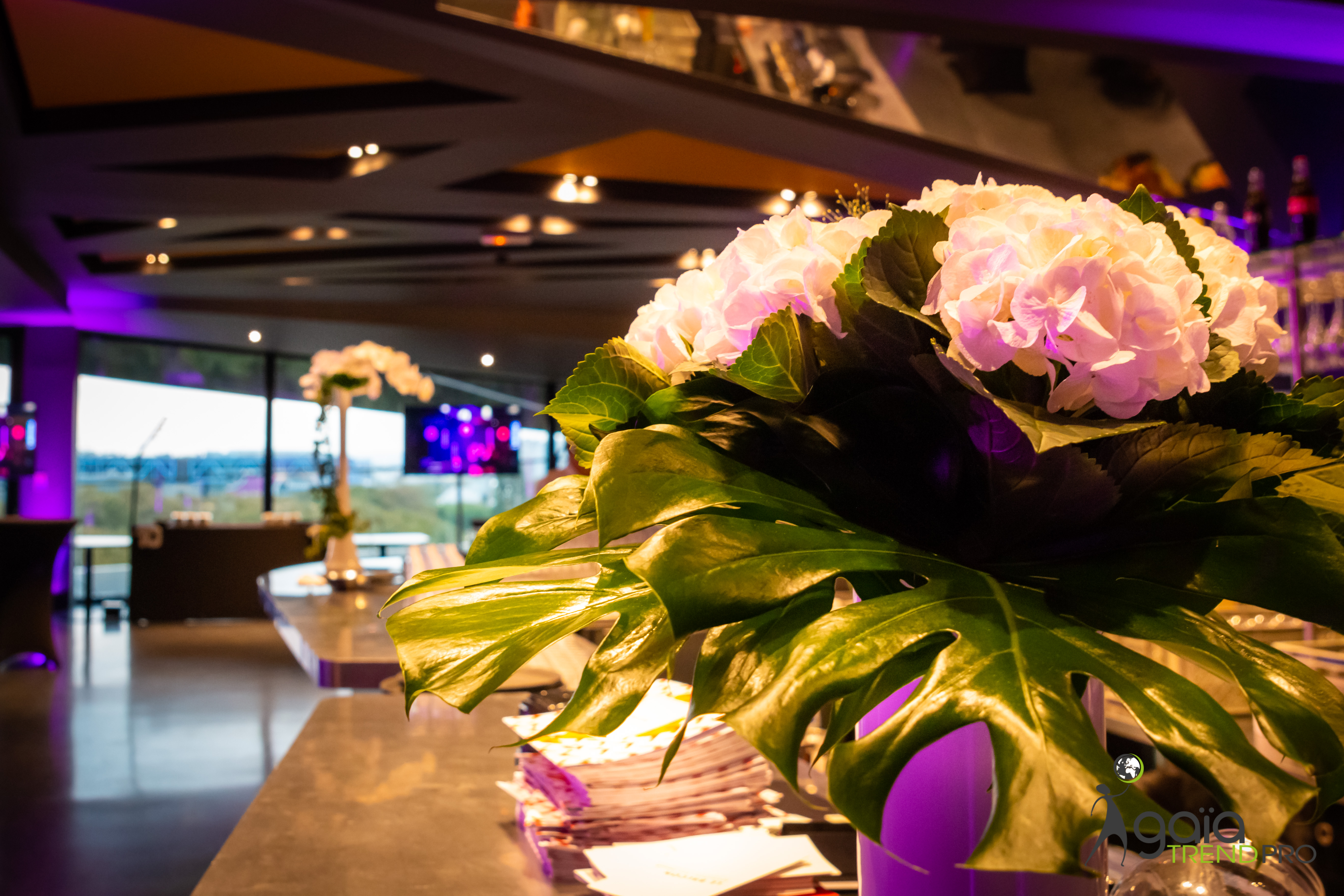 Event decoration Liege gala dinner table layout Grand Curtius Museum · INNOV'events