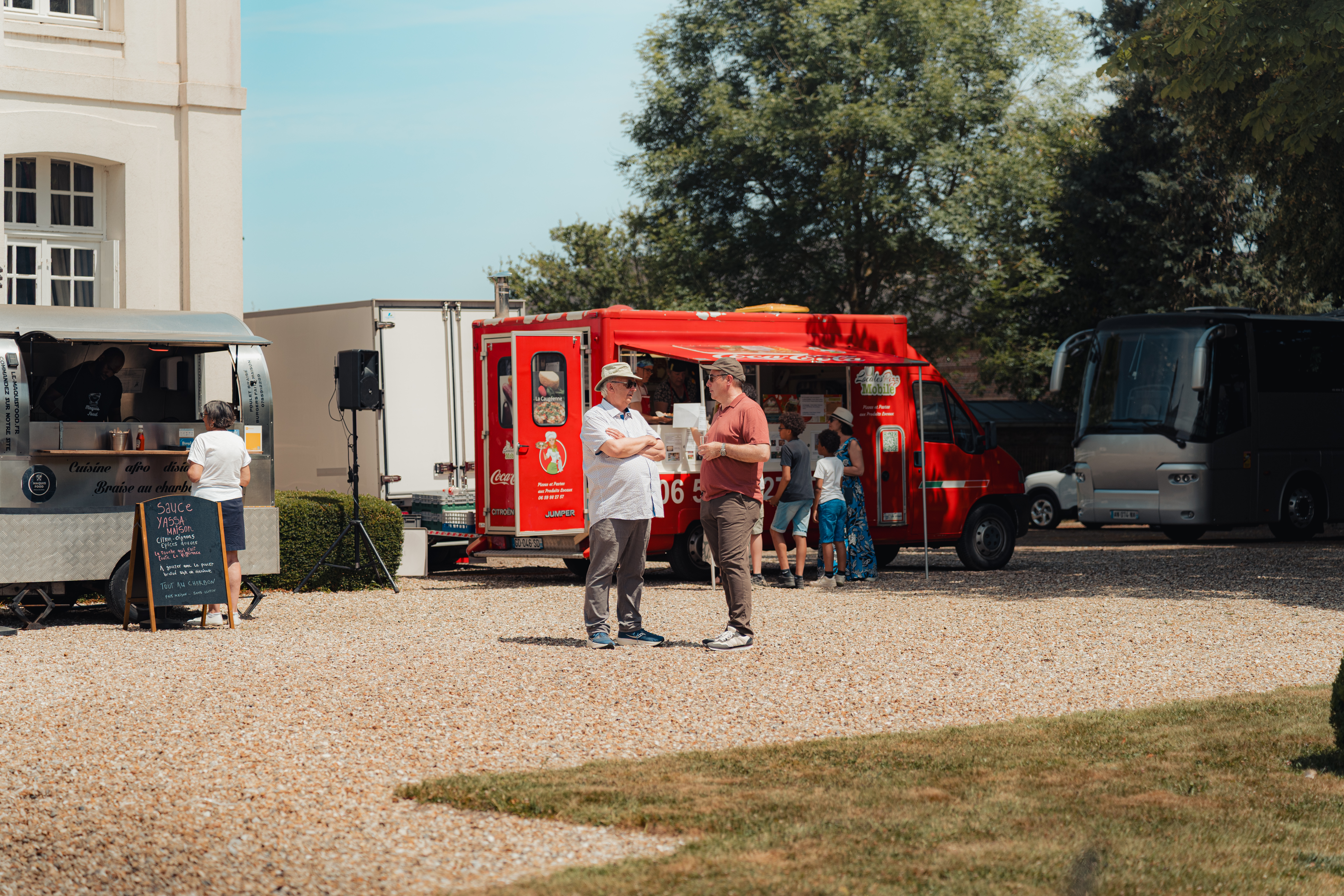 Food truck événementiel Bruxelles afterwork collaborateurs Bois de la Cambre · INNOV'events