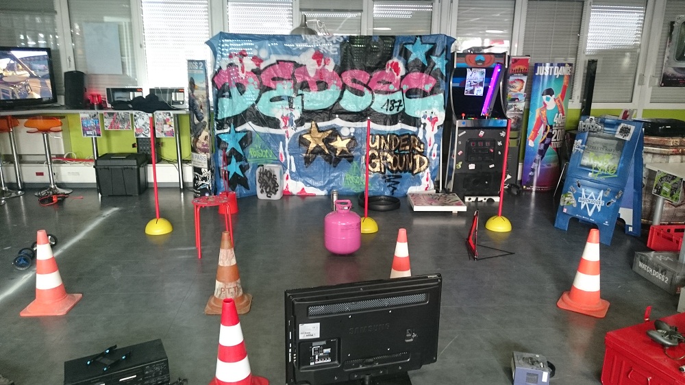 Arcade games groepsactiviteit Brussel Brussels Expo paviljoen · INNOV'events