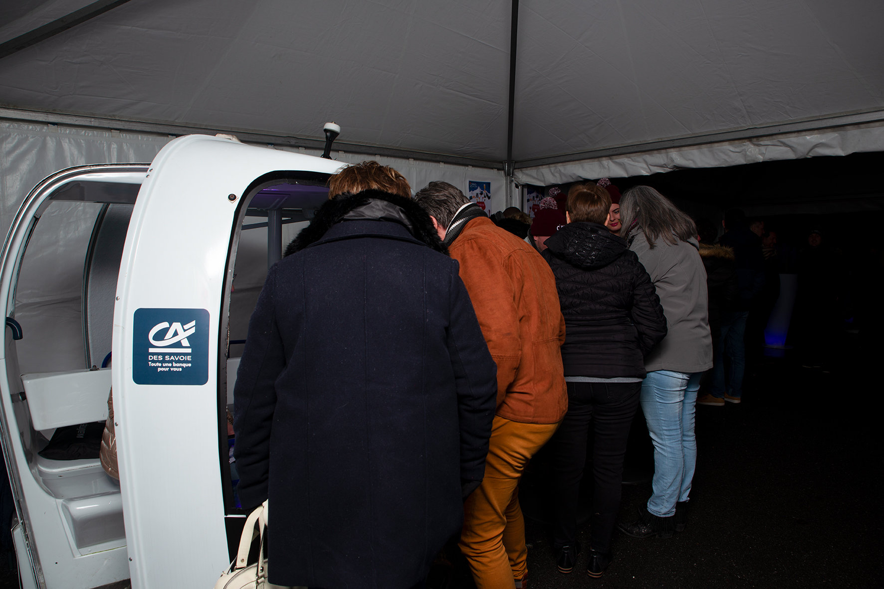 Activation de marque extérieure stands entreprise Anvers quais port · INNOV'events