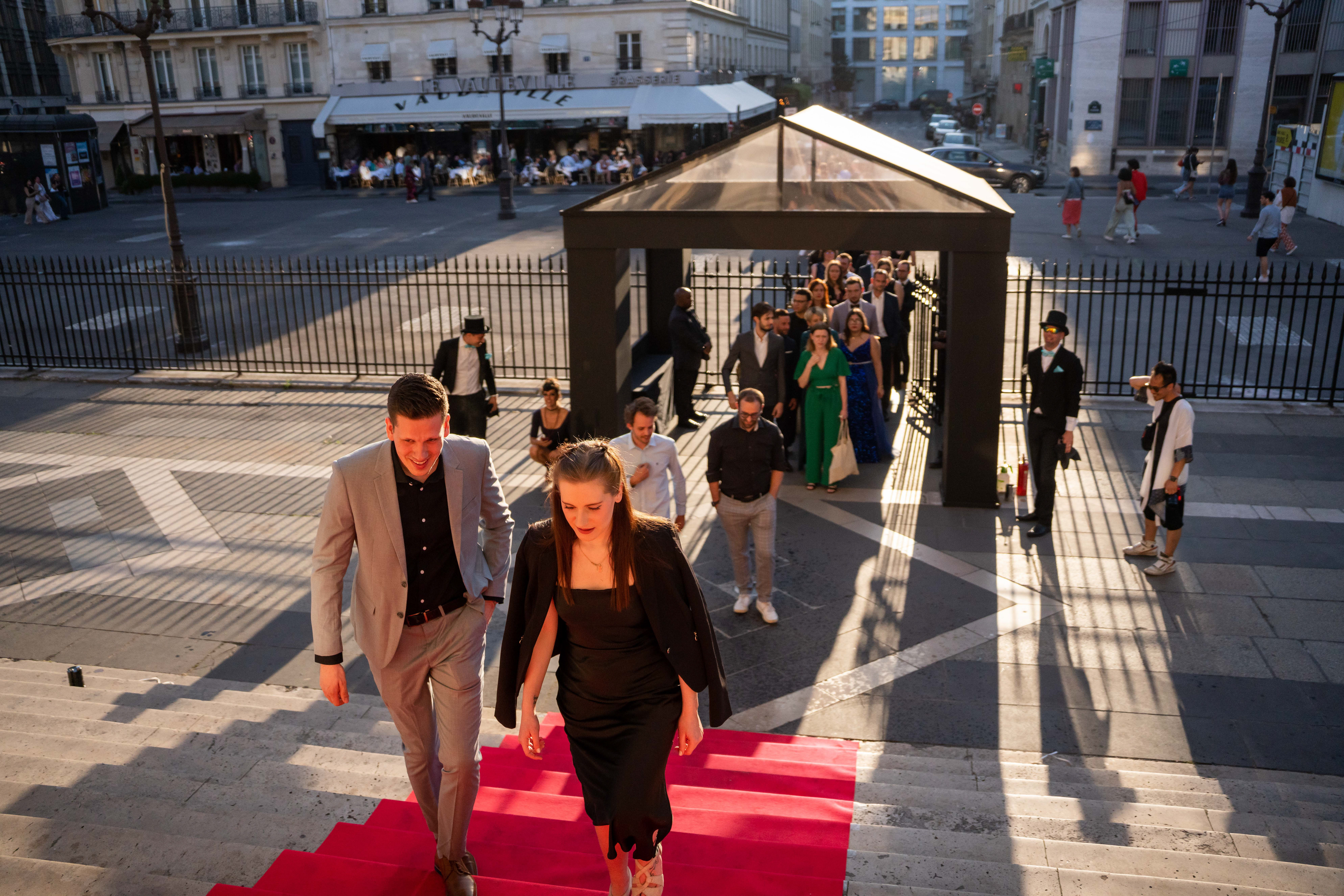 Eventhostess Luik ontvangst Palais des Congrès deelnemers · INNOV'events