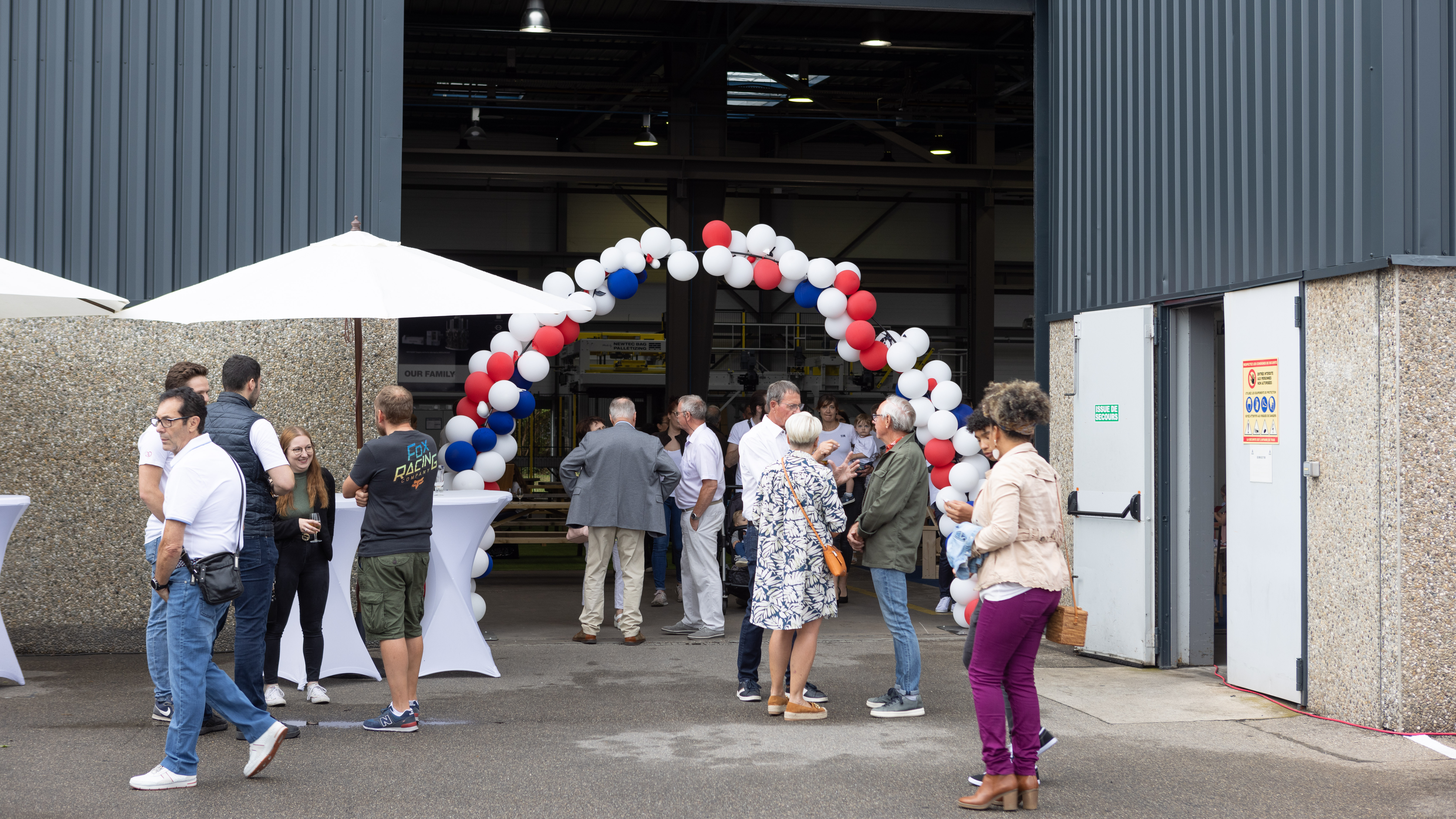 Open House Day Antwerpen rondleiding bezoekers industriële ruimte · INNOV'events
