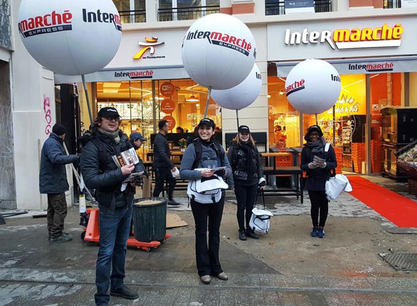 Brand activation event Brussels Grand-Place area live demo format · INNOV'events