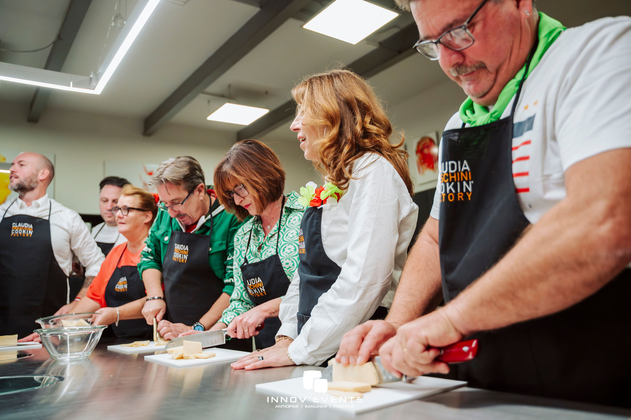 Corporate teambuilding event Antwerpen haven groep collega's · INNOV'events organisatie van evenementen