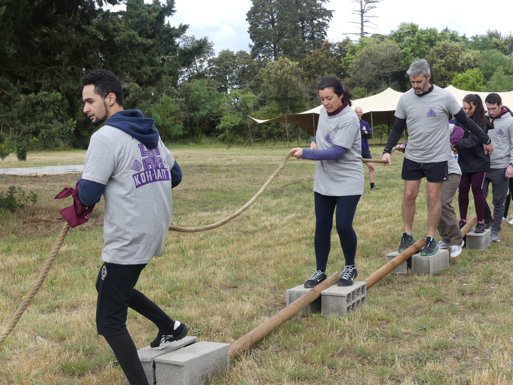 Outdoor recordpoging wereldrecord challenge Antwerpen Scheldekaai teams · INNOV'events