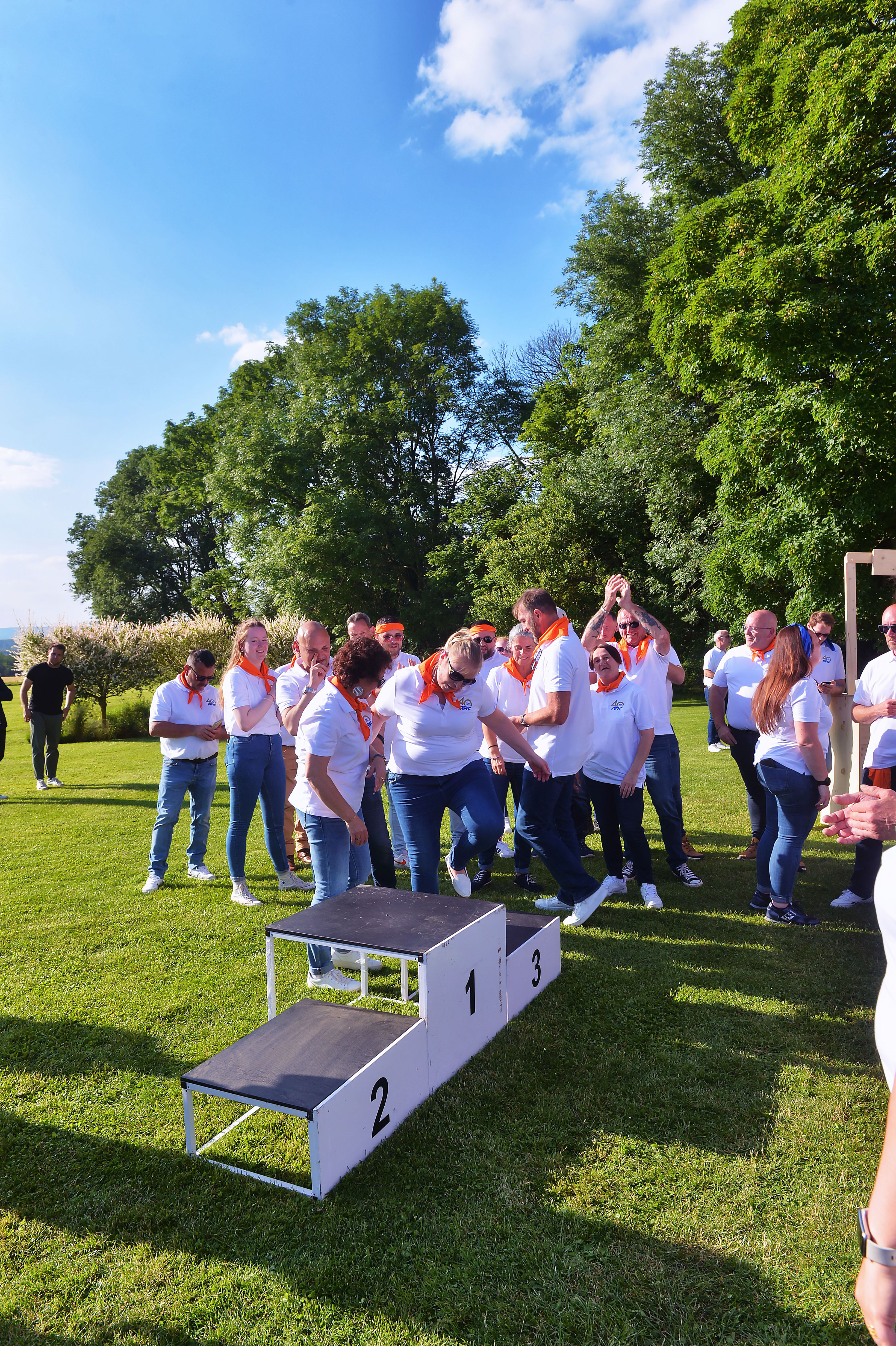 Indoor teamchallenge wereldrecord Antwerpen Expo werkstations ploegen · INNOV'events