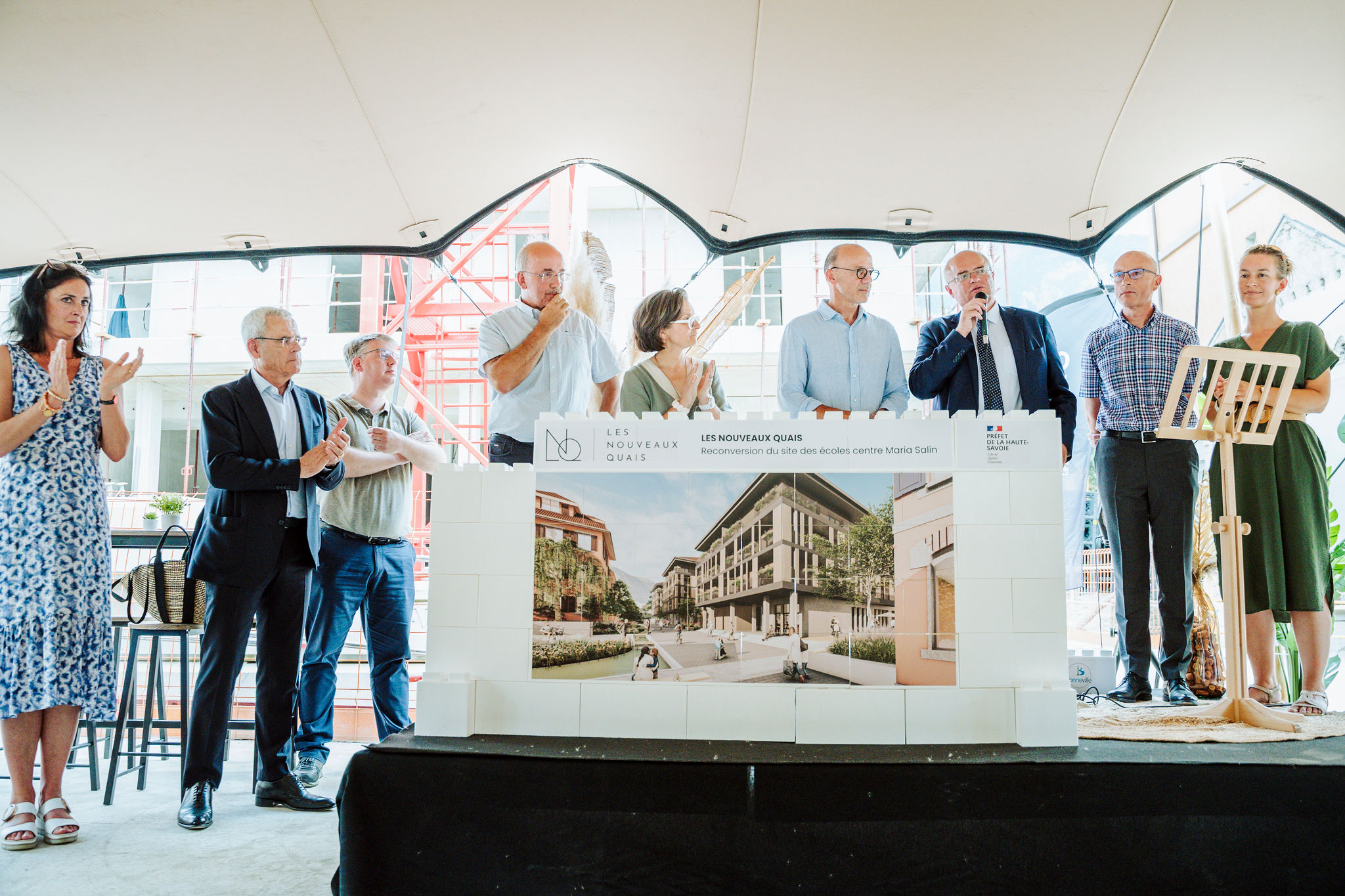 Feestelijke opening Antwerpen MAS-terras genodigden cocktail · INNOV'events