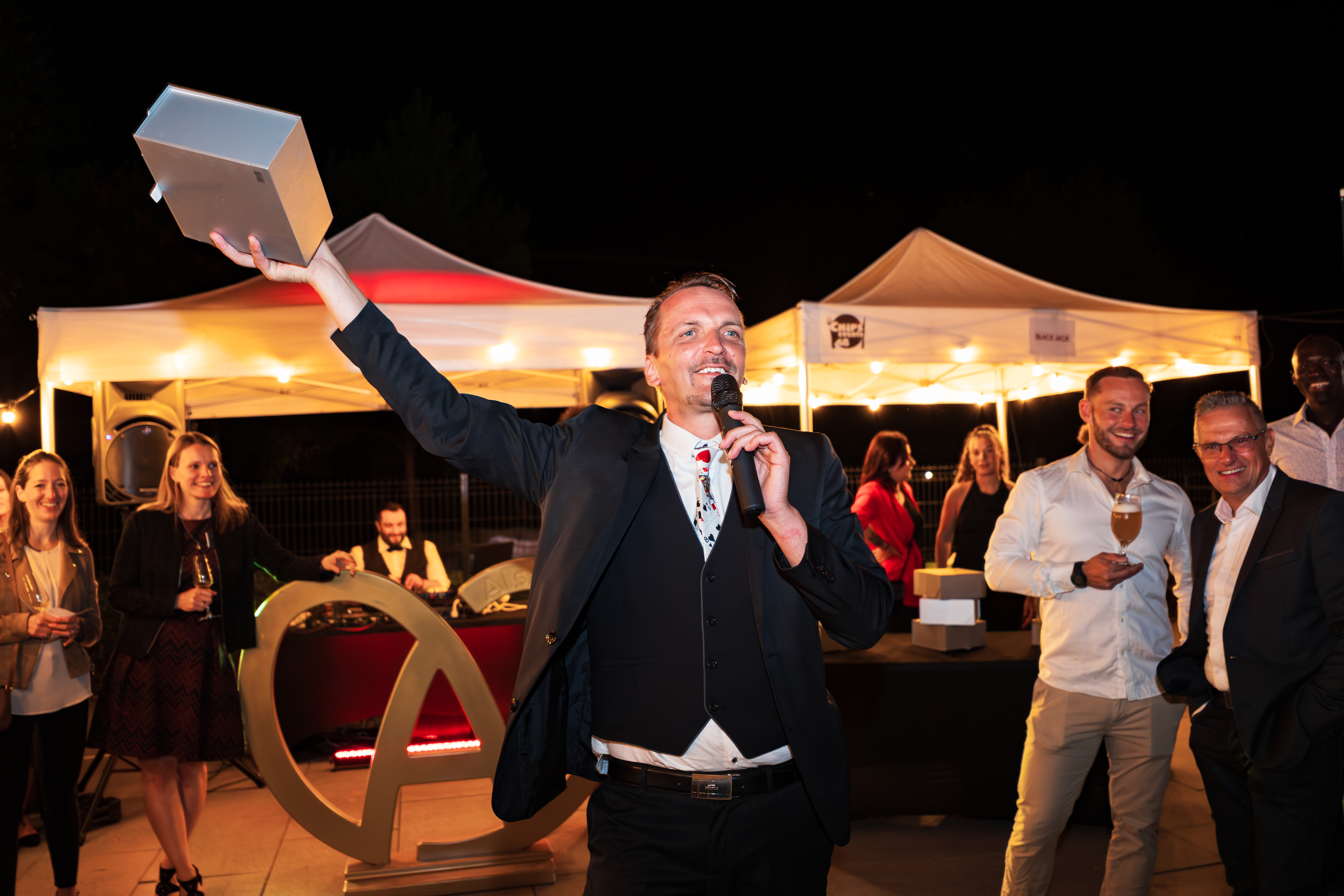 Winactie bedrijf Luik scorebord indoor groep · INNOV'events