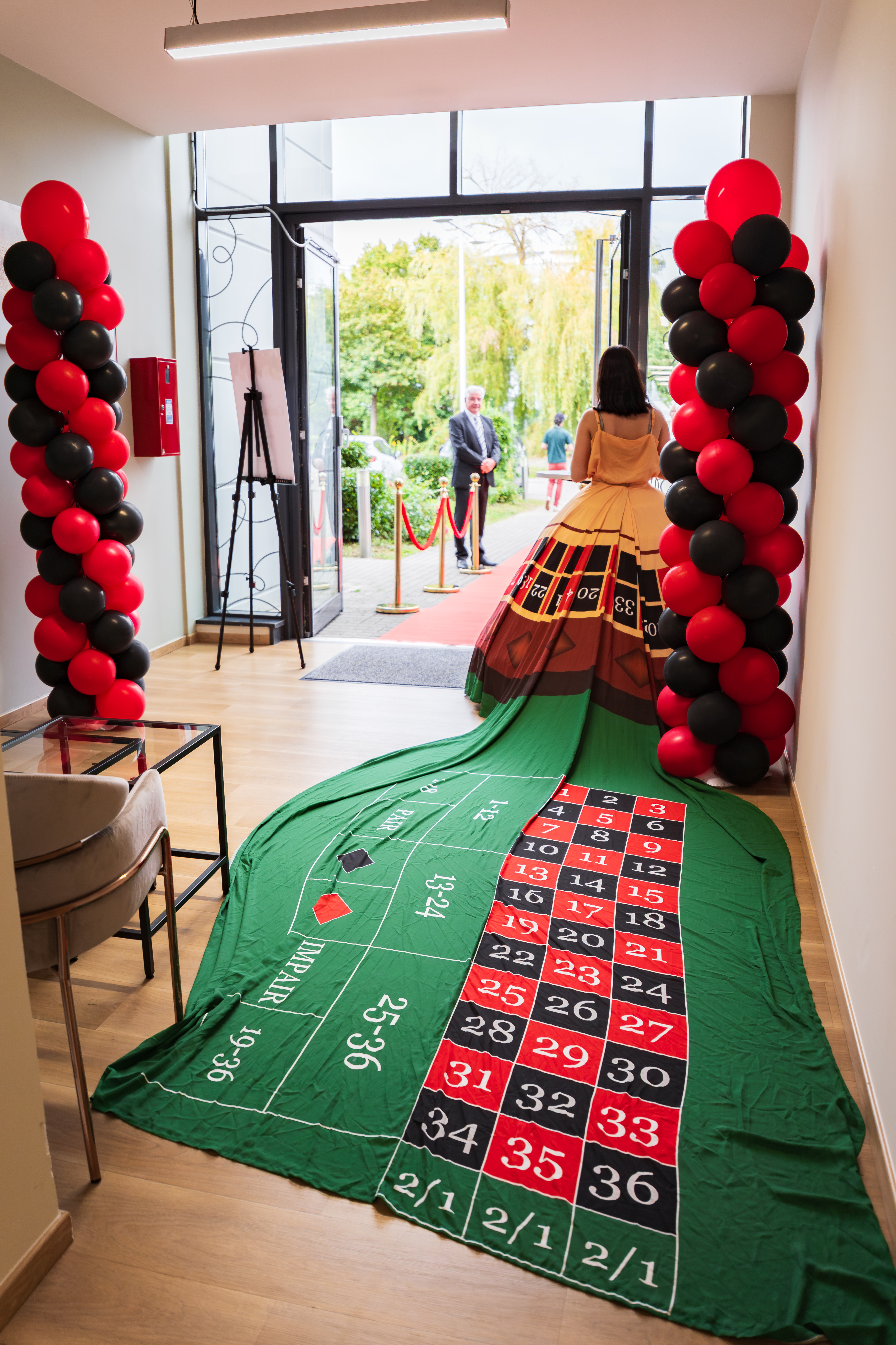 Casino du vin entreprise Anvers soirée dînatoire longues tablées bougies · INNOV'events